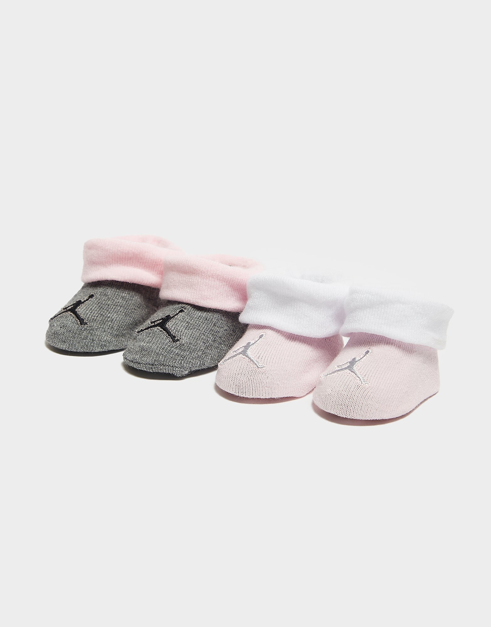 Jordan Jumpman 2 Pack Bootie Infant - Grey/PNK/GRY - Kids, Grey/PNK/GRY