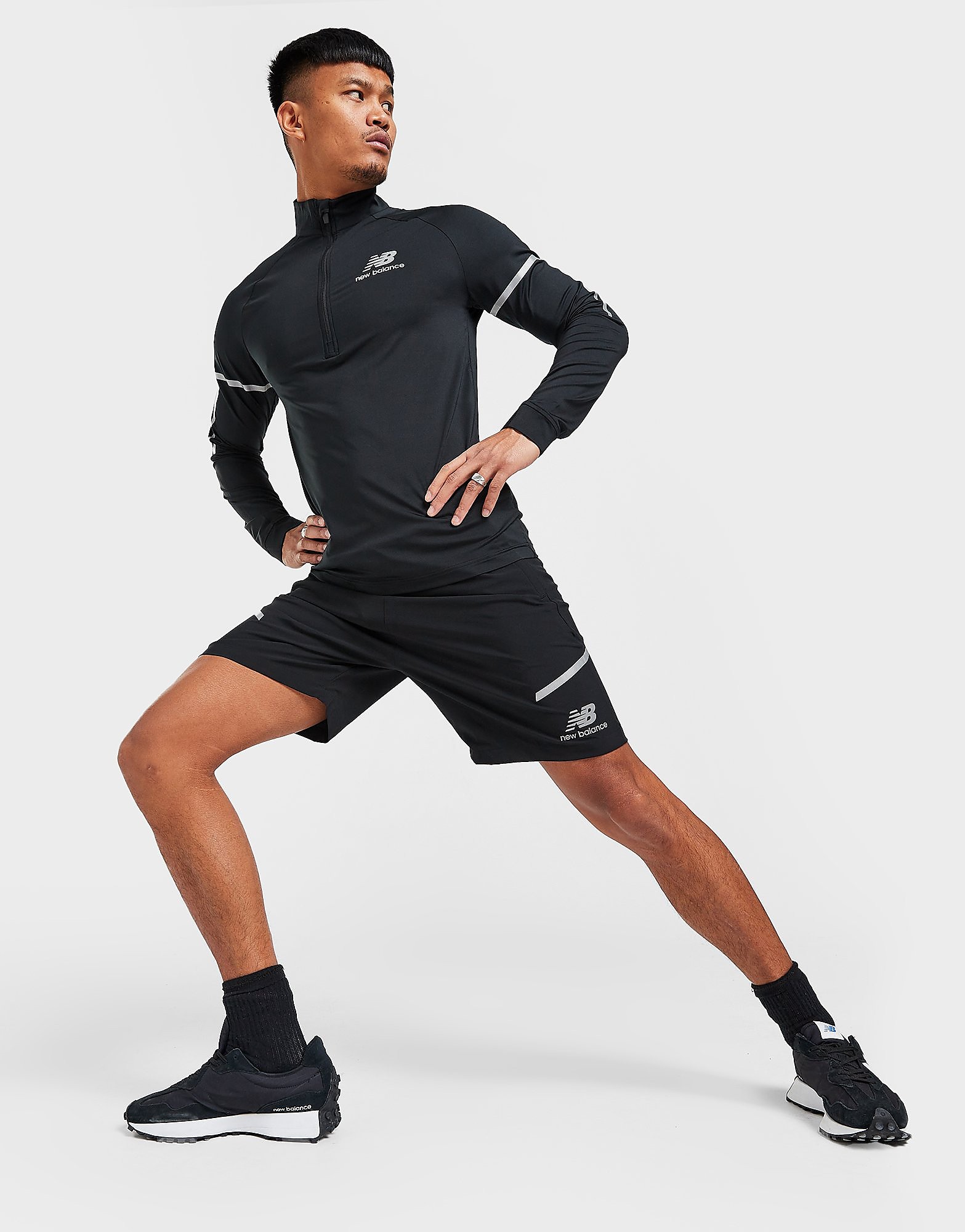 

New Balance 2002 Woven Shorts - Black - Mens, Black