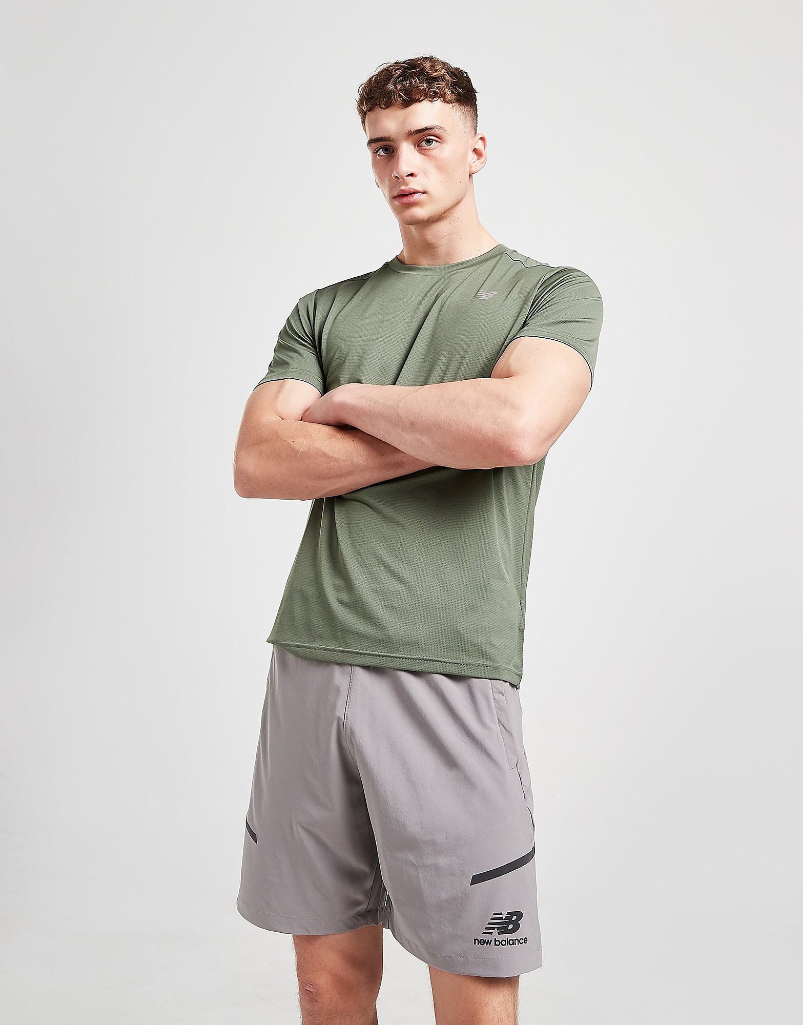 

New Balance 2002 Woven Shorts - Grey - Mens, Grey