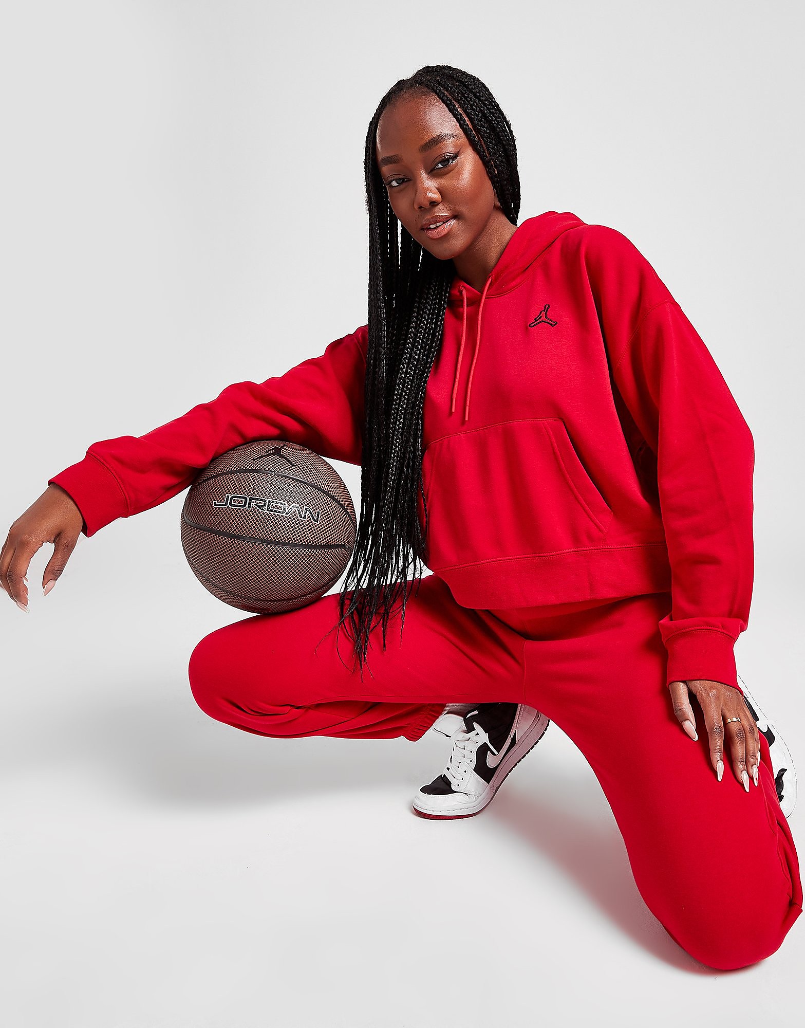 

Jordan Essential Overhead Hoodie - Gym Red - Womens, Gym Red