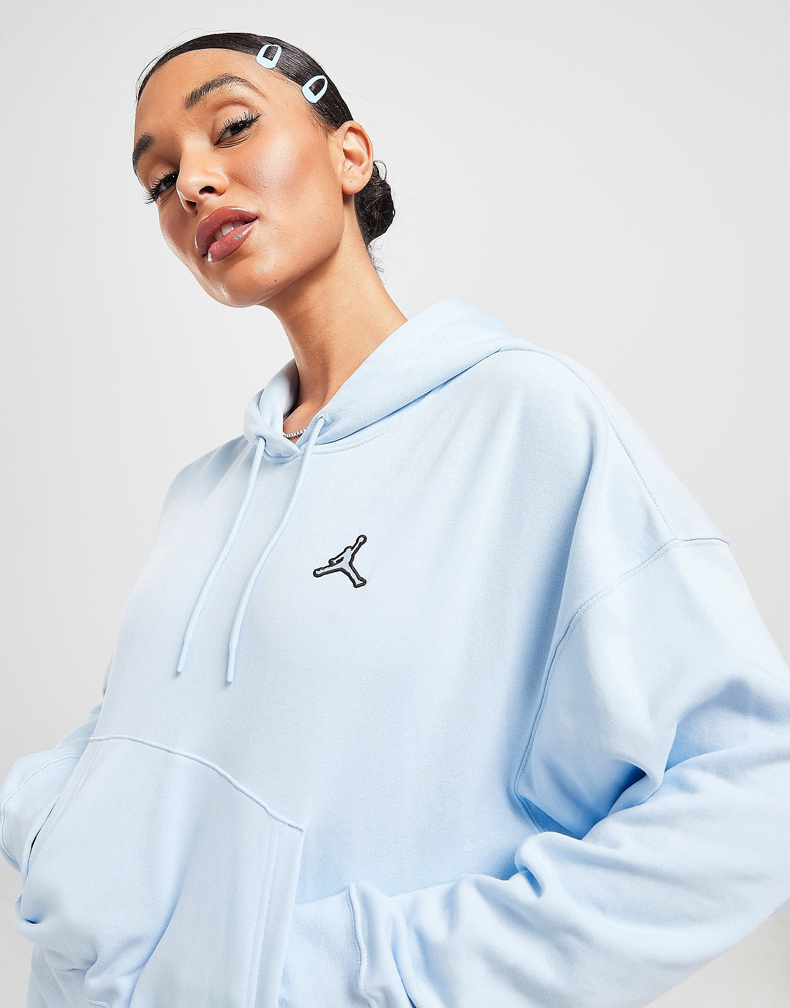 

Jordan Essential Overhead Hoodie - Blue - Womens, Blue