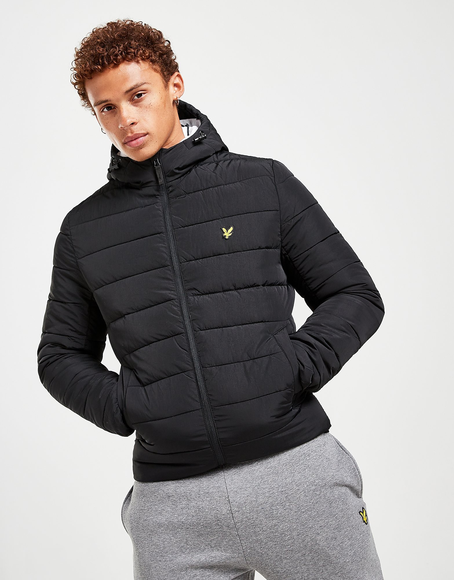 

Lyle & Scott Baffle Jacket - Black - Mens, Black