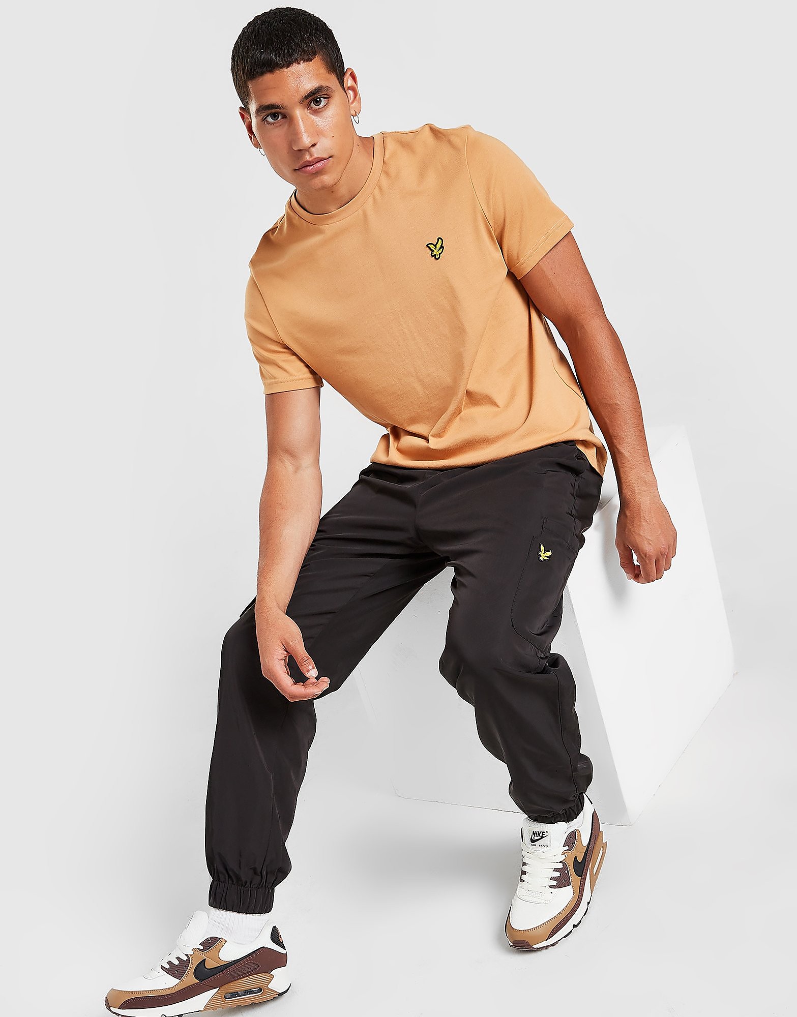 

Lyle & Scott Woven Cargo Pants - Black - Mens, Black