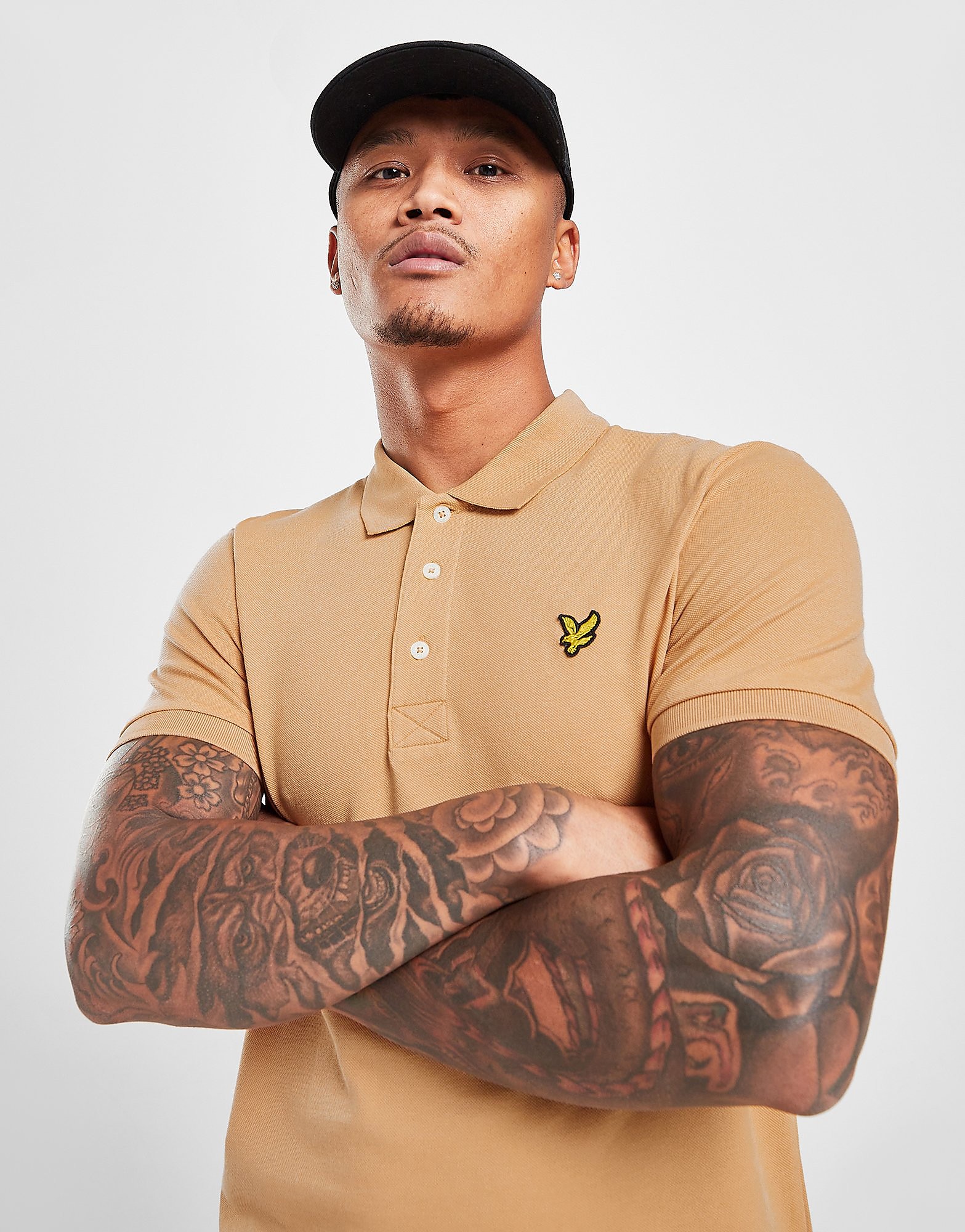 

Lyle & Scott Basic Short Sleeve Polo Shirt - Brown - Mens, Brown