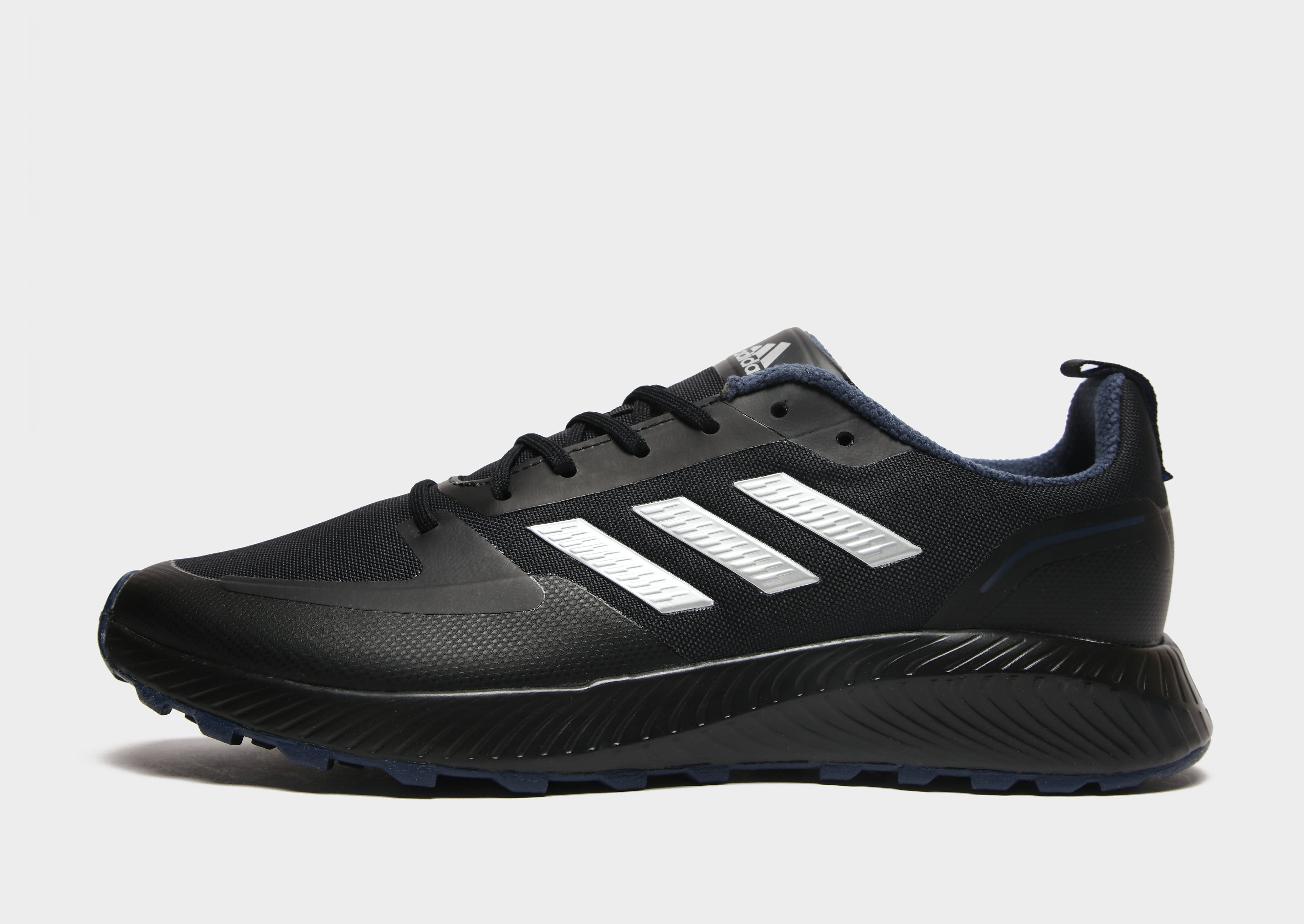 

adidas Run Falcon 2.0 TR - Core Black / Silver Metallic / Crew Navy - Mens, Core Black / Silver Metallic / Crew Navy