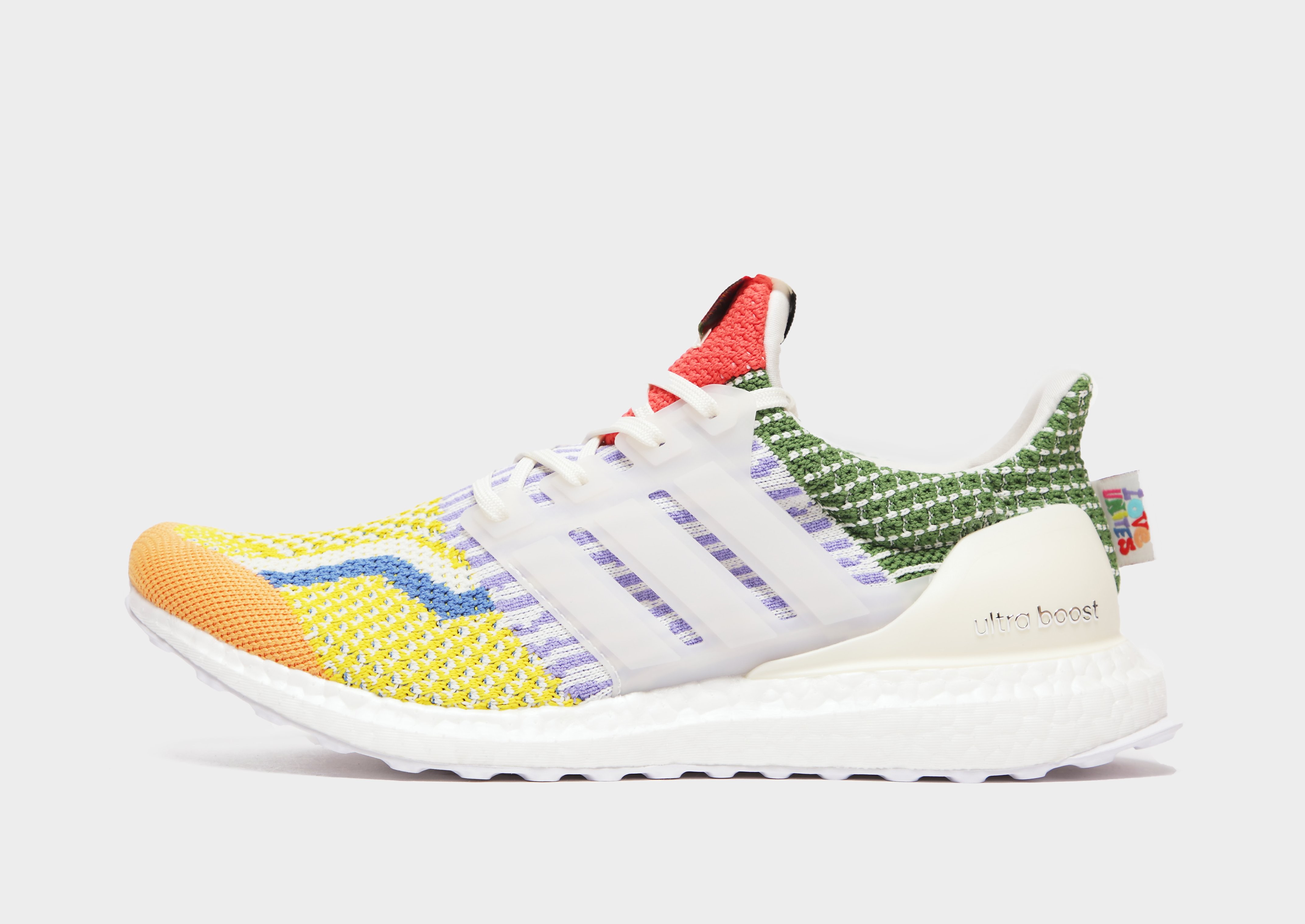 

adidas Ultraboost 5.0 - Off White / Off White / Light Purple - Mens, Off White / Off White / Light Purple