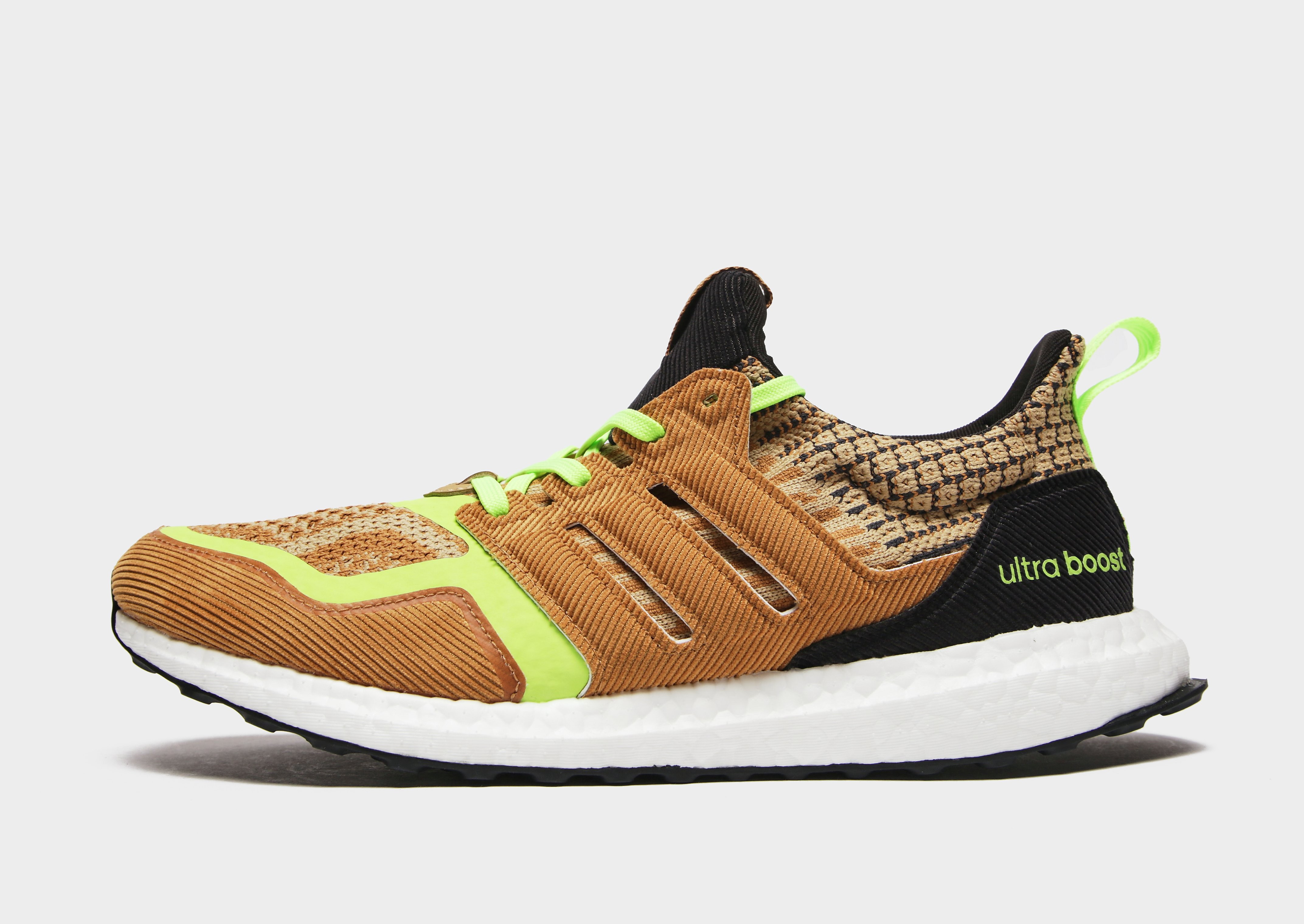 

adidas Ultraboost 5.0 - Core Black / Mesa / Signal Green - Womens, Core Black / Mesa / Signal Green