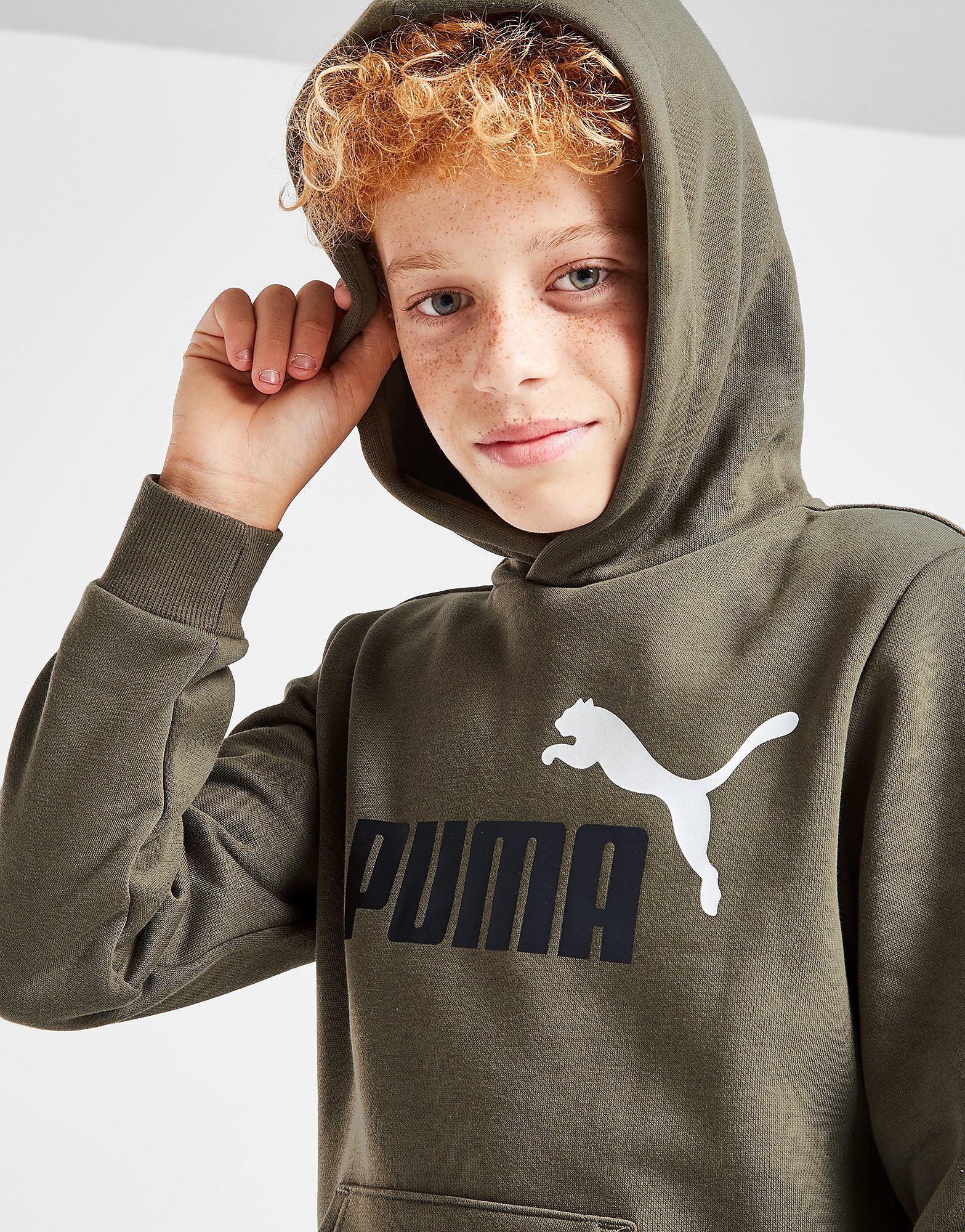 

Puma Core Logo Hoodie Junior - Green - Kids, Green