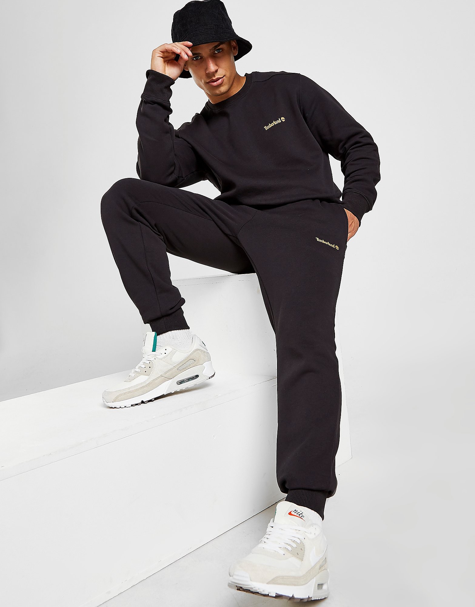

Timberland Small Logo Joggers - Black - Mens, Black