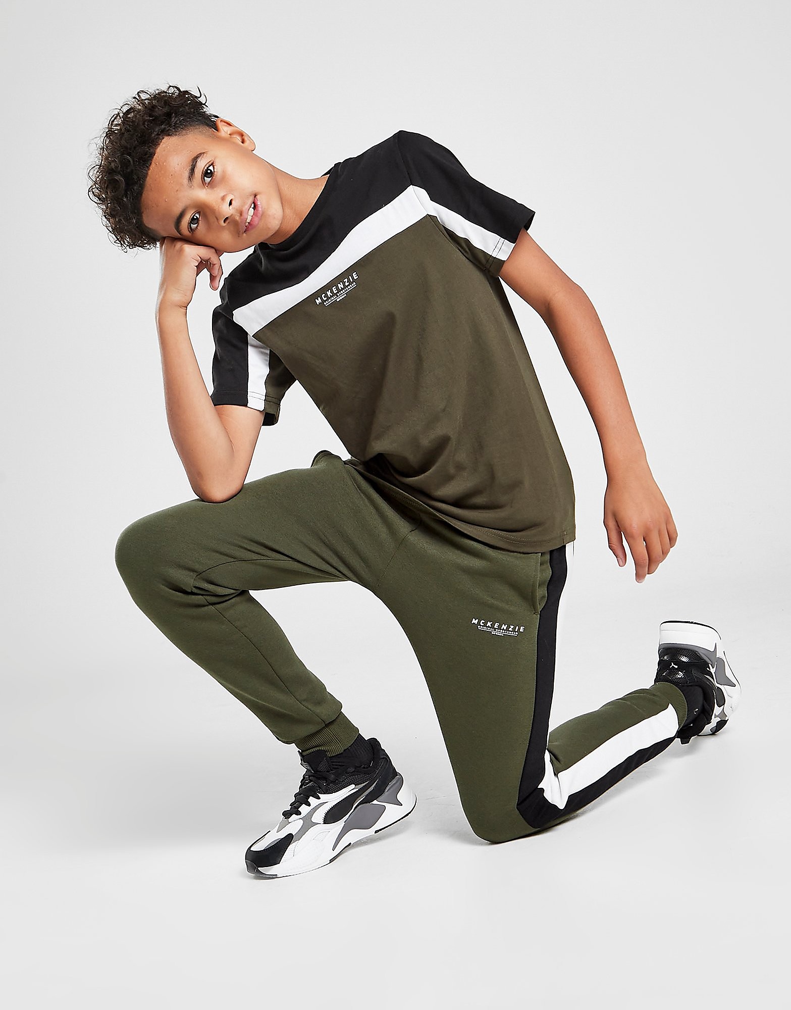 

McKenzie Erwan Colour Block Joggers Junior - Green - Kids, Green