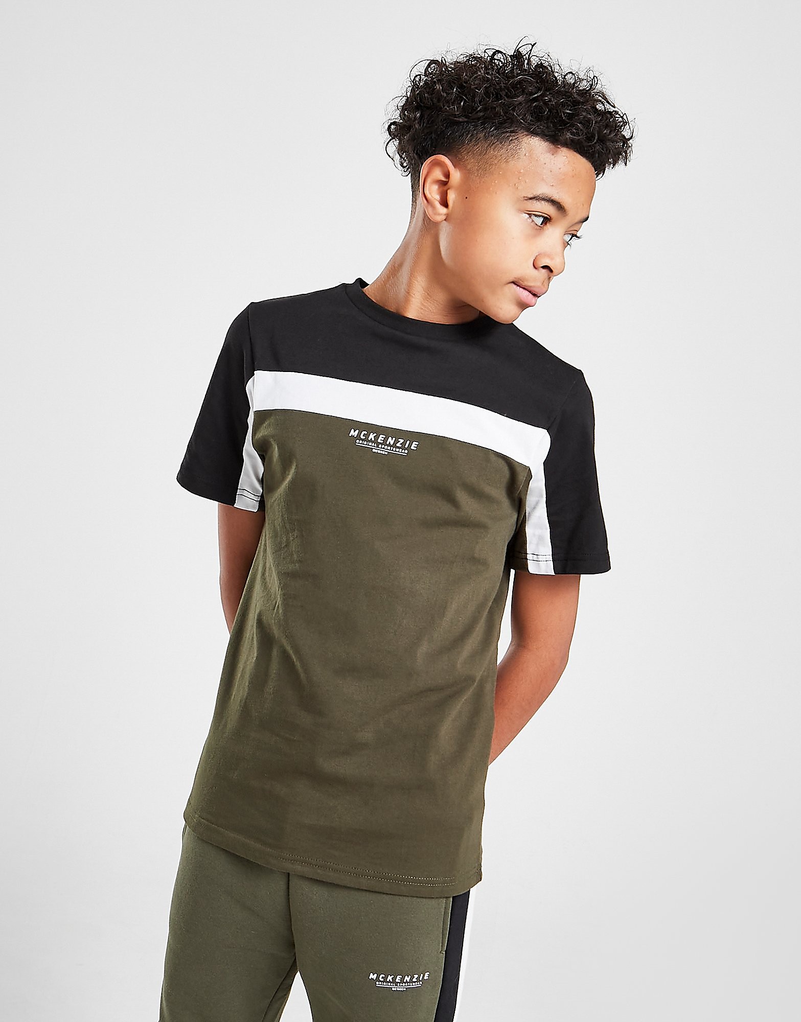 

McKenzie Erwan Colour Block T-Shirt Junior - Green - Kids, Green