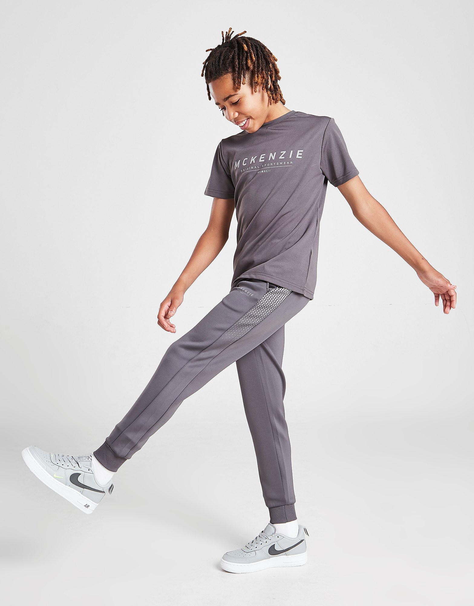 

McKenzie Geelong Poly Track Pants Junior - Grey - Kids, Grey