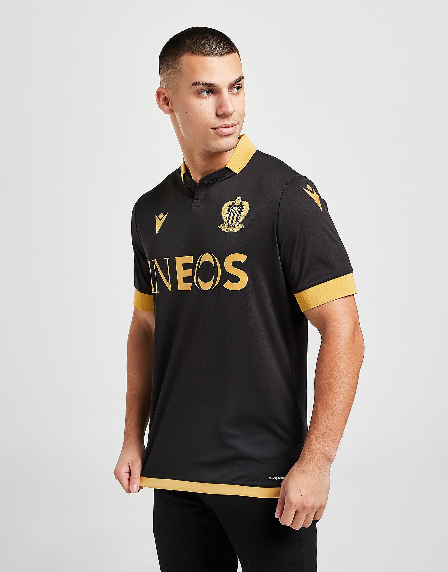 

Macron OGC Nice 2021/22 Third Shirt - Black - Mens, Black