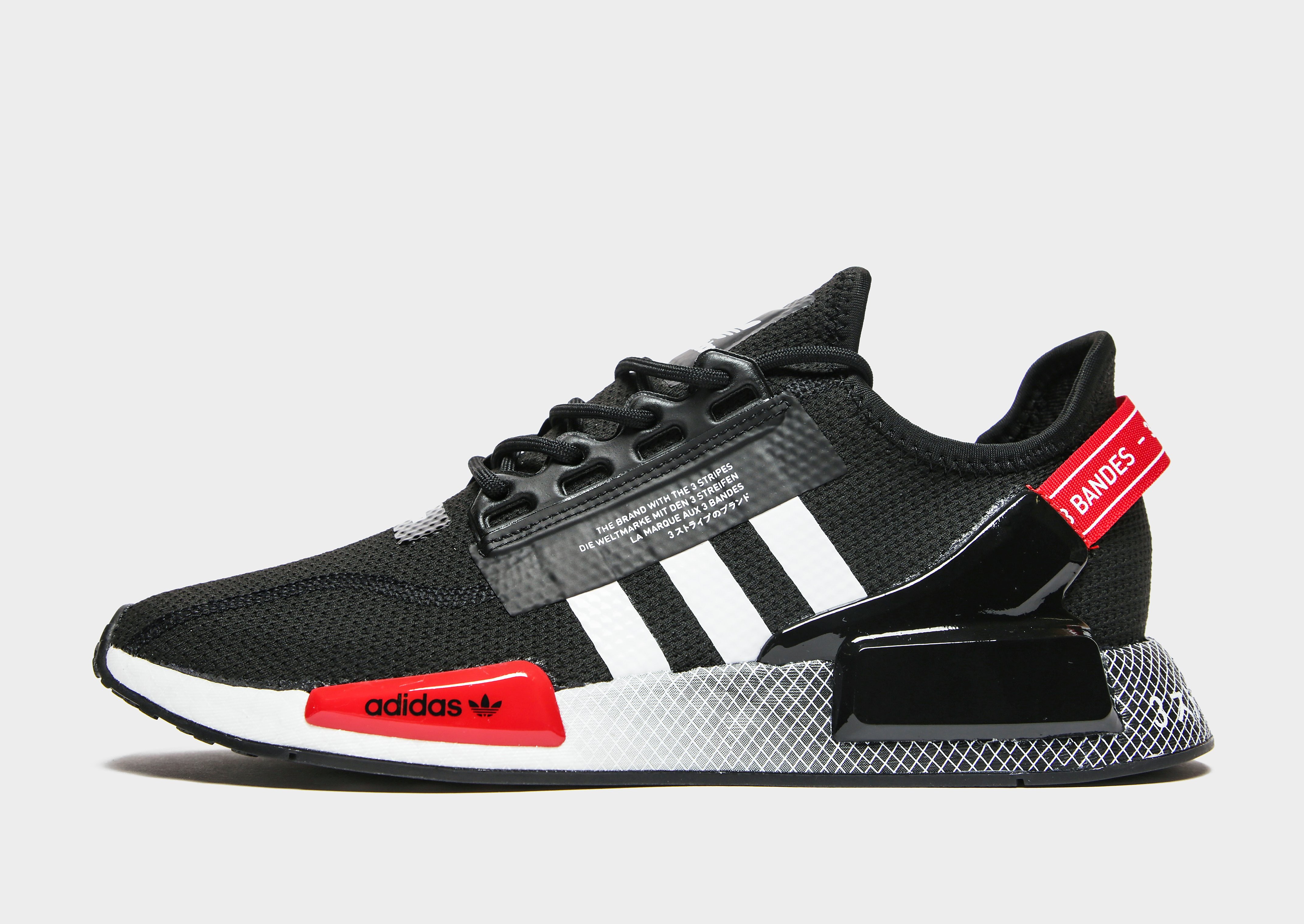 

adidas Originals NMD_R1 V2 - Only at JD - Black - Mens, Black