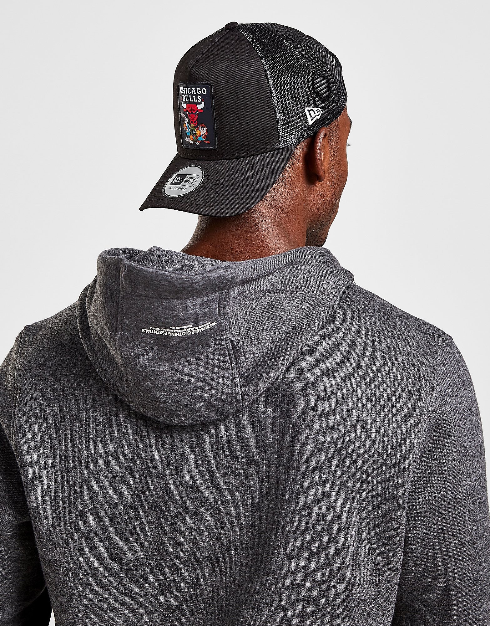 

New Era NBA Chicago Bulls Space Jam 9Forty Trucker Cap - Black - Womens, Black