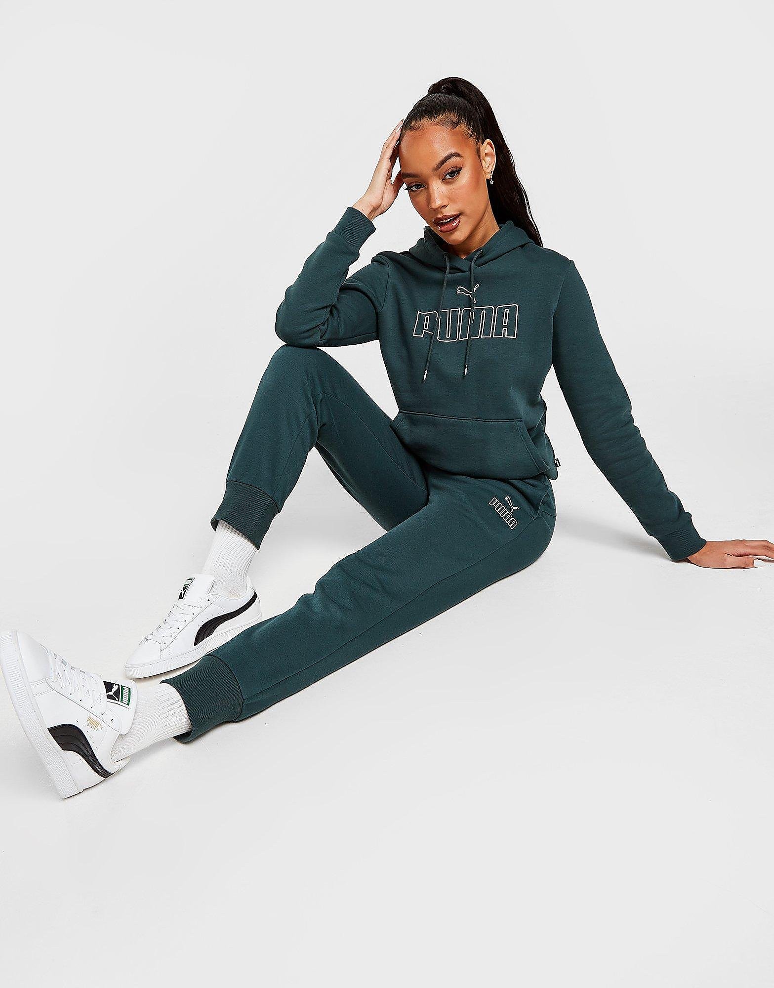 

Puma Core Outline Logo Joggers - Green - Womens, Green