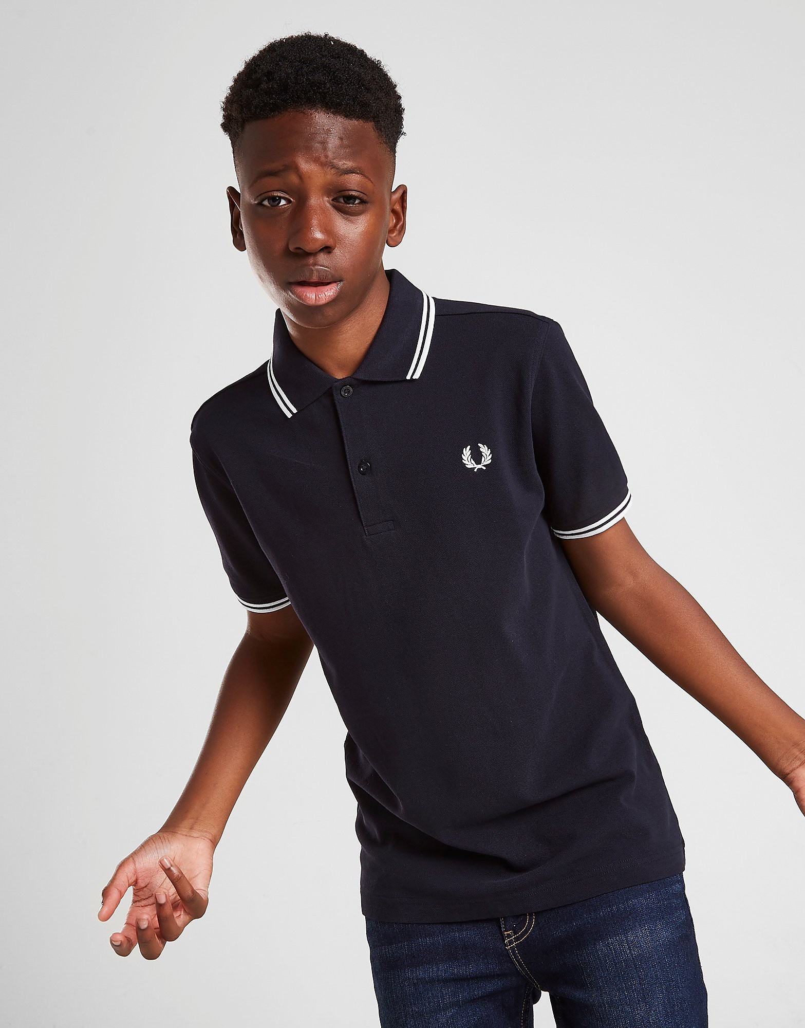 

Fred Perry Twin-Tipped Polo Shirt Junior - Blue - Kids, Blue