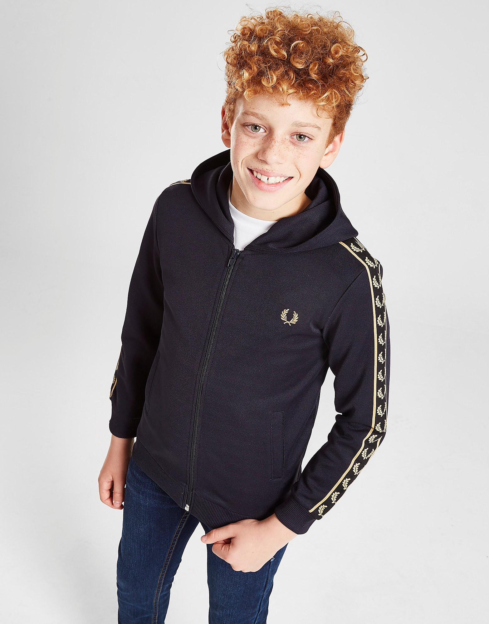 

Fred Perry Tape Hoodie - Navy - Kids, Navy