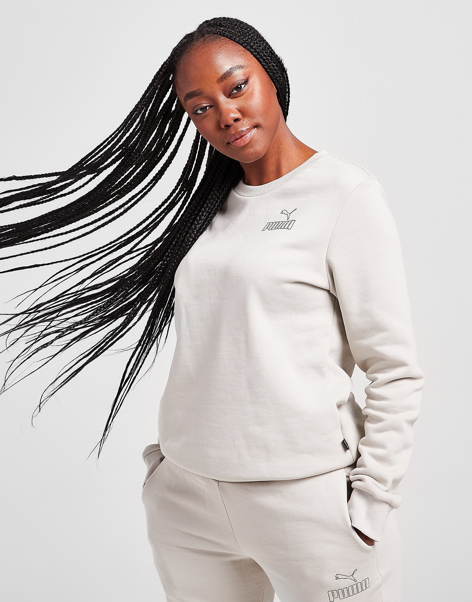 

Puma Core Outline Logo Sweatshirt - Grey - Womens, Grey