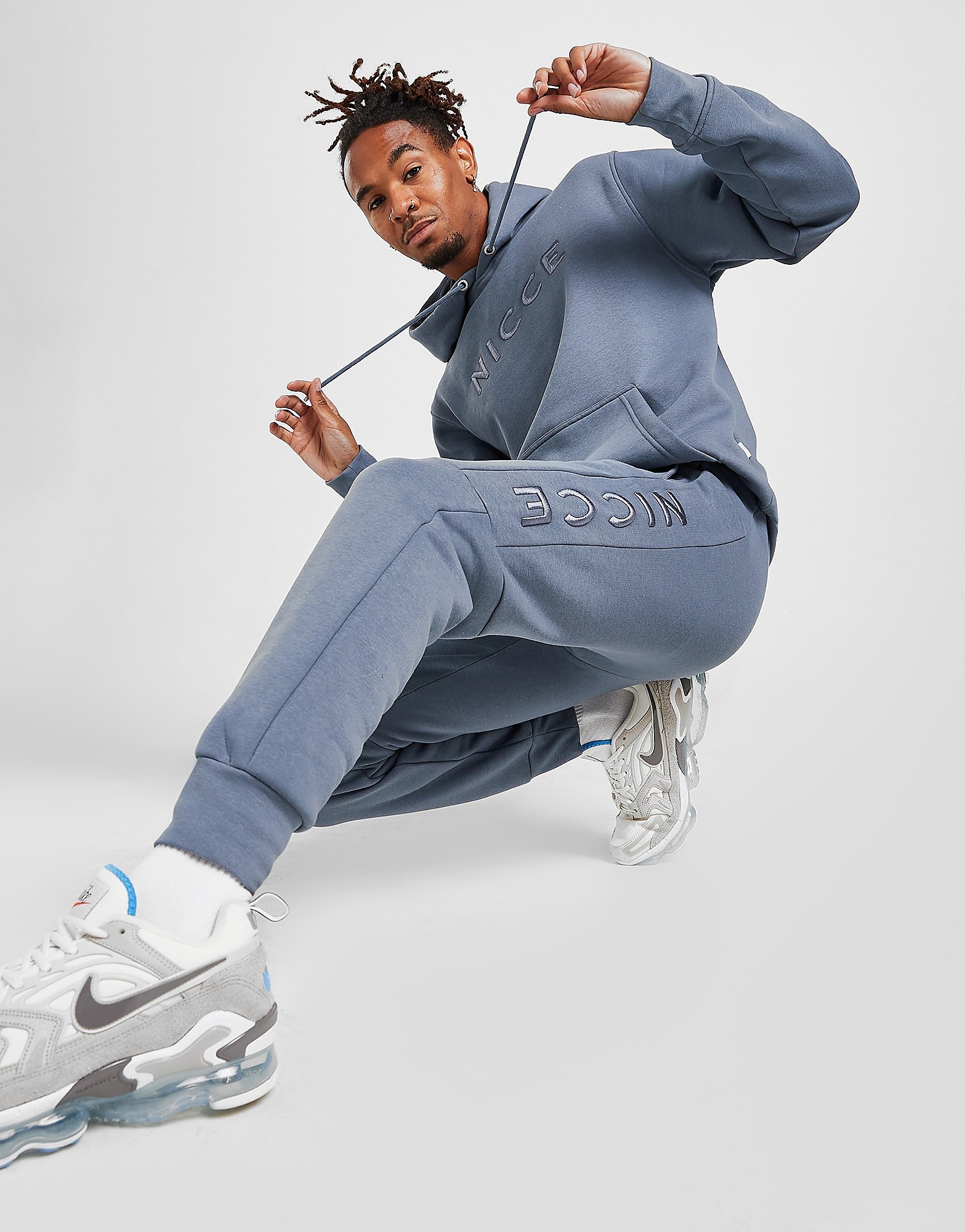 

Nicce Mercury Fleece Tracksuit - Blue - Mens, Blue