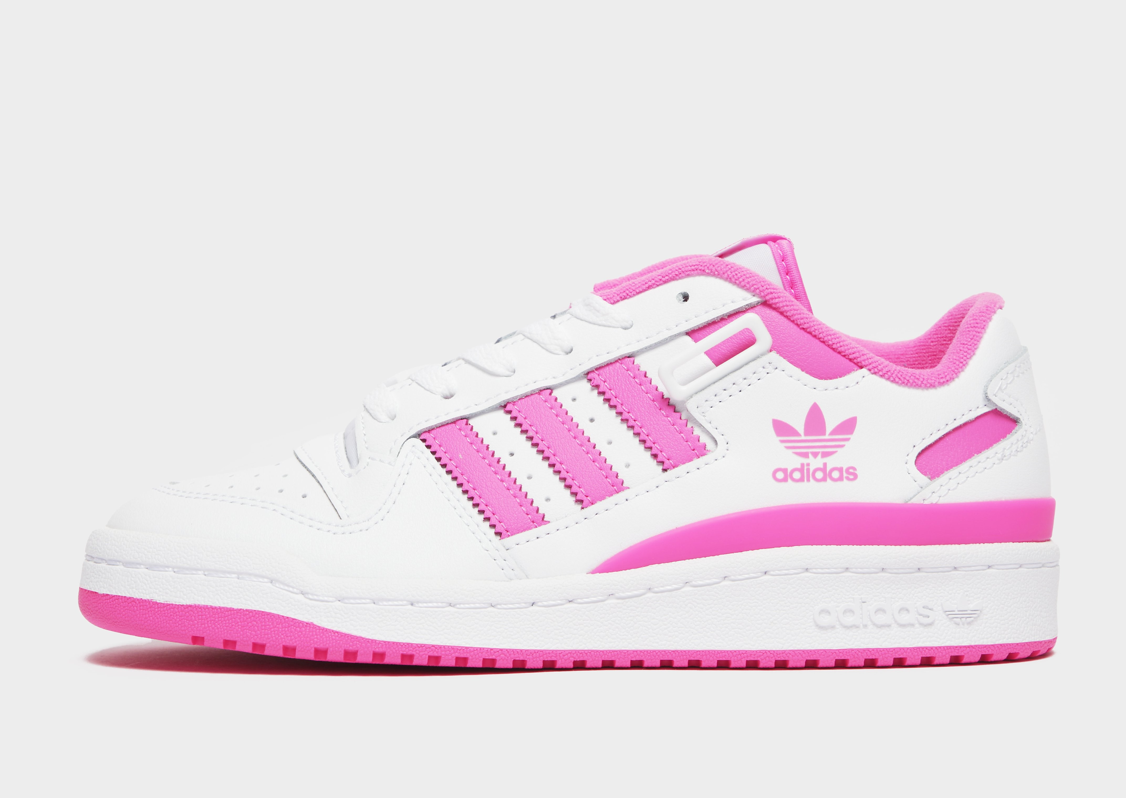 

adidas Originals Forum Low Junior - Cloud White / Screaming Pink / Cloud White - Kids, Cloud White / Screaming Pink / Cloud White