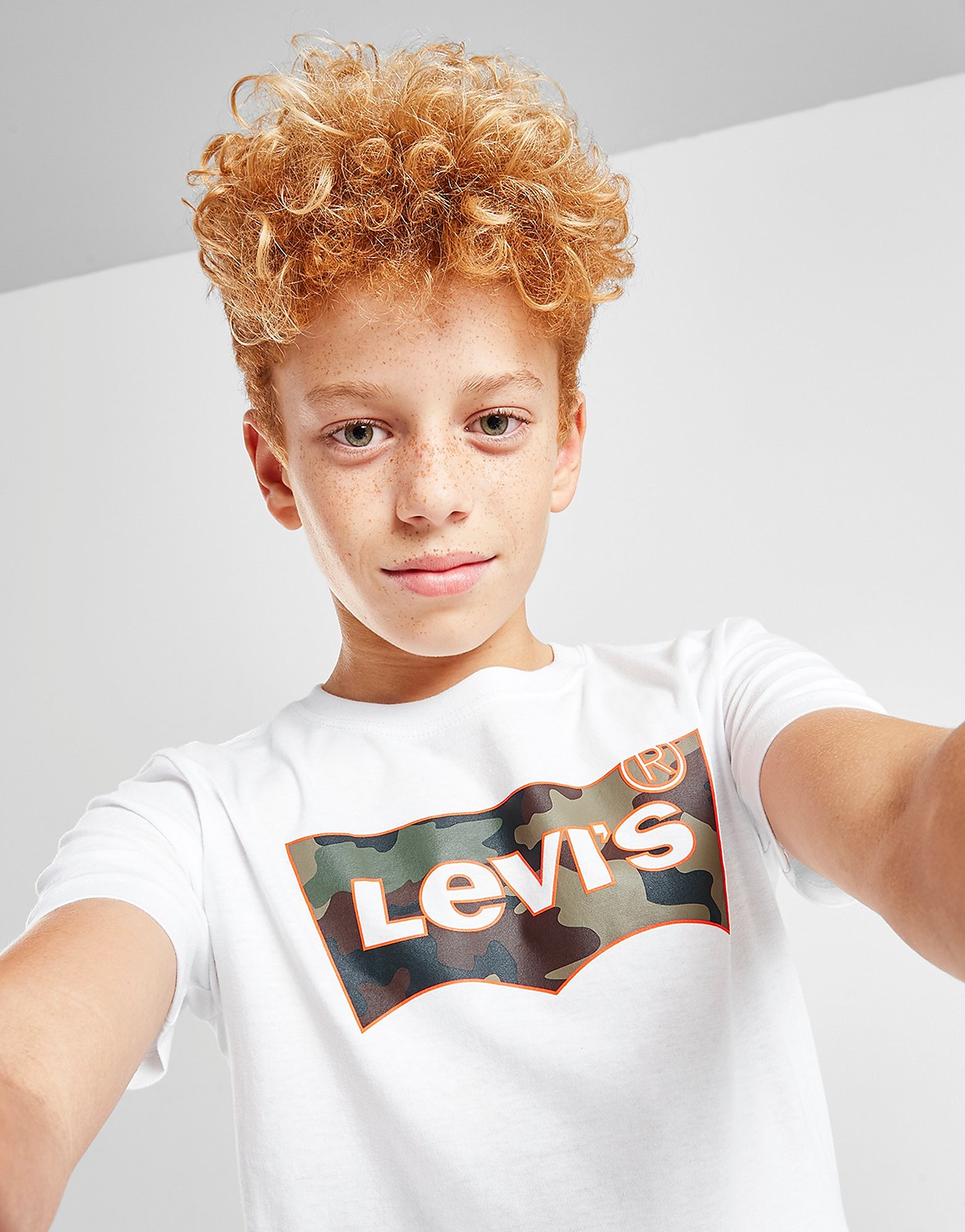 

Levis Graphic Camo T-Shirt Junior - White - Kids, White