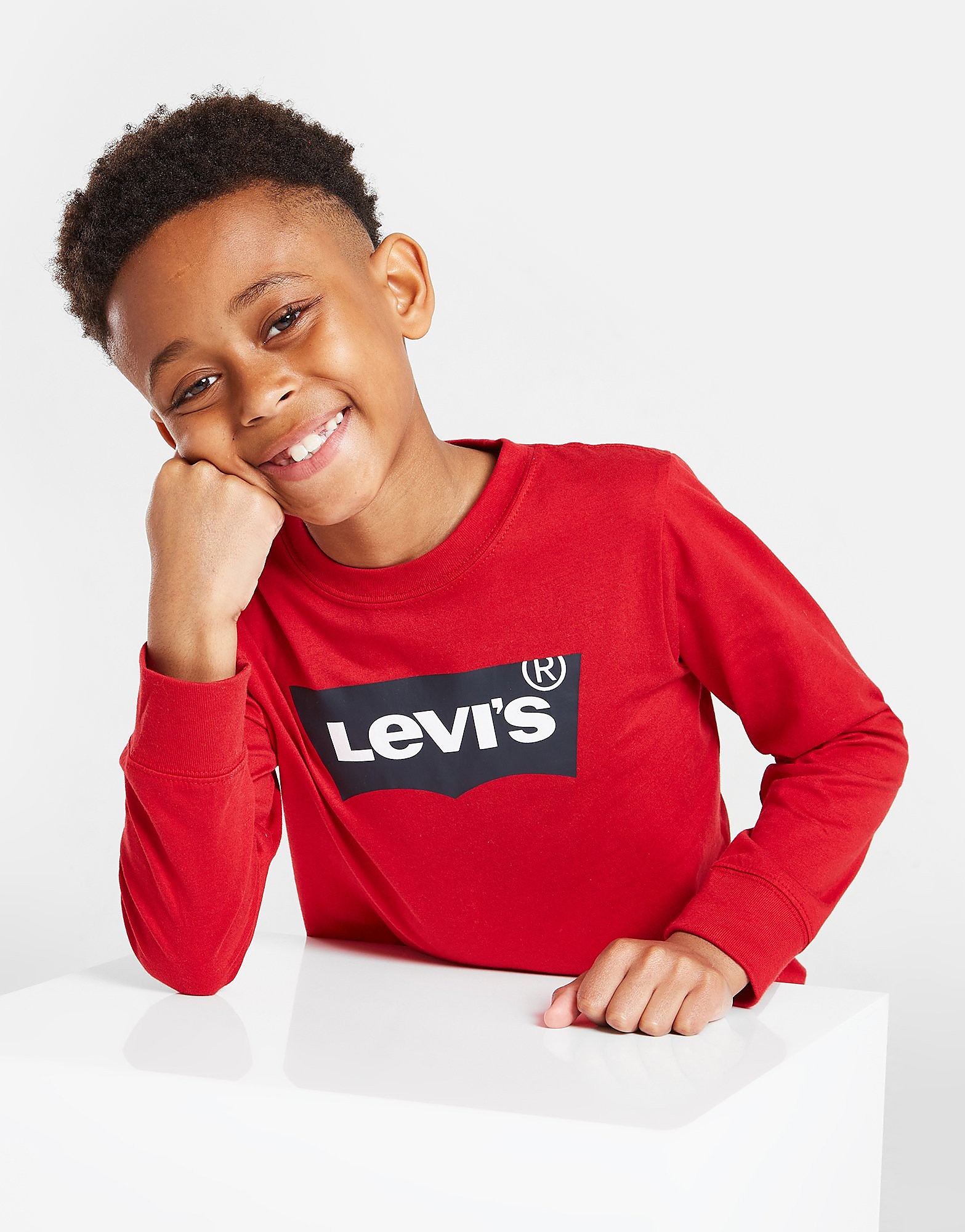 

Levis Batwing Long Sleeve T-Shirt Children - Red - Kids, Red