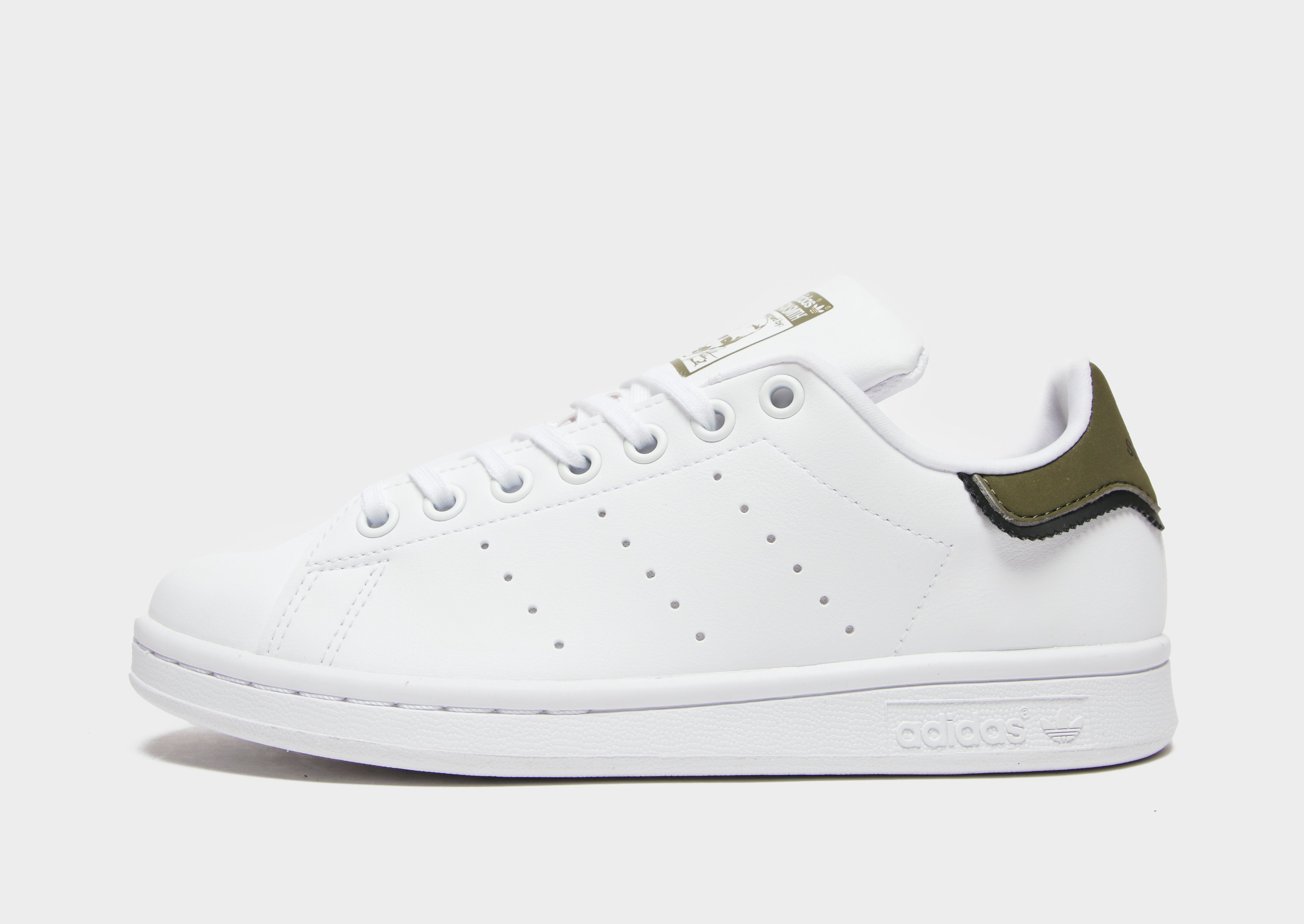 adidas Originals Stan Smith Junior - White/Green - Kids, White/Green