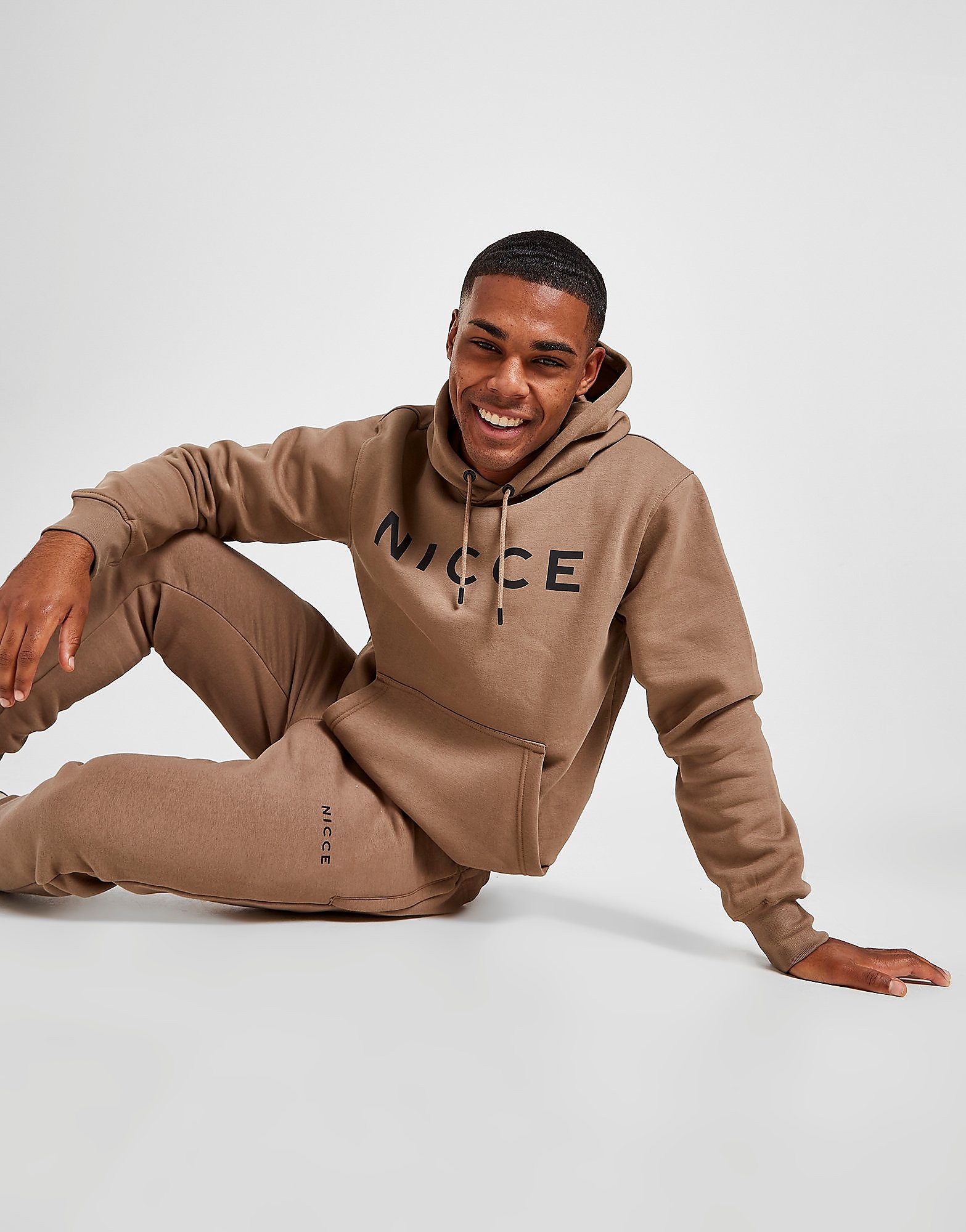 

Nicce Original Logo Overhead Hoodie - Brown - Mens, Brown