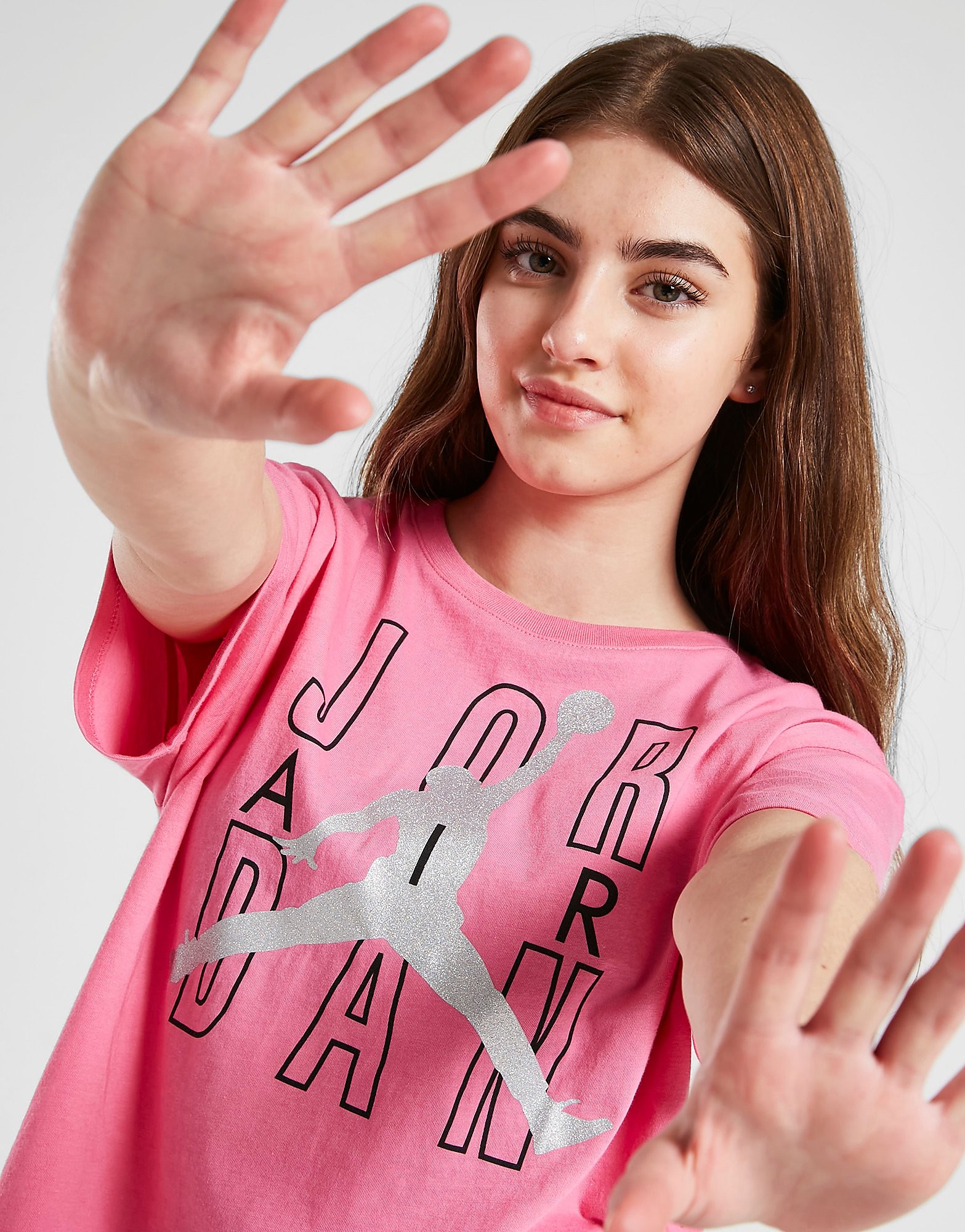 

Jordan Girls' Jumpman Shine T-Shirt Junior - Pink - Kids, Pink