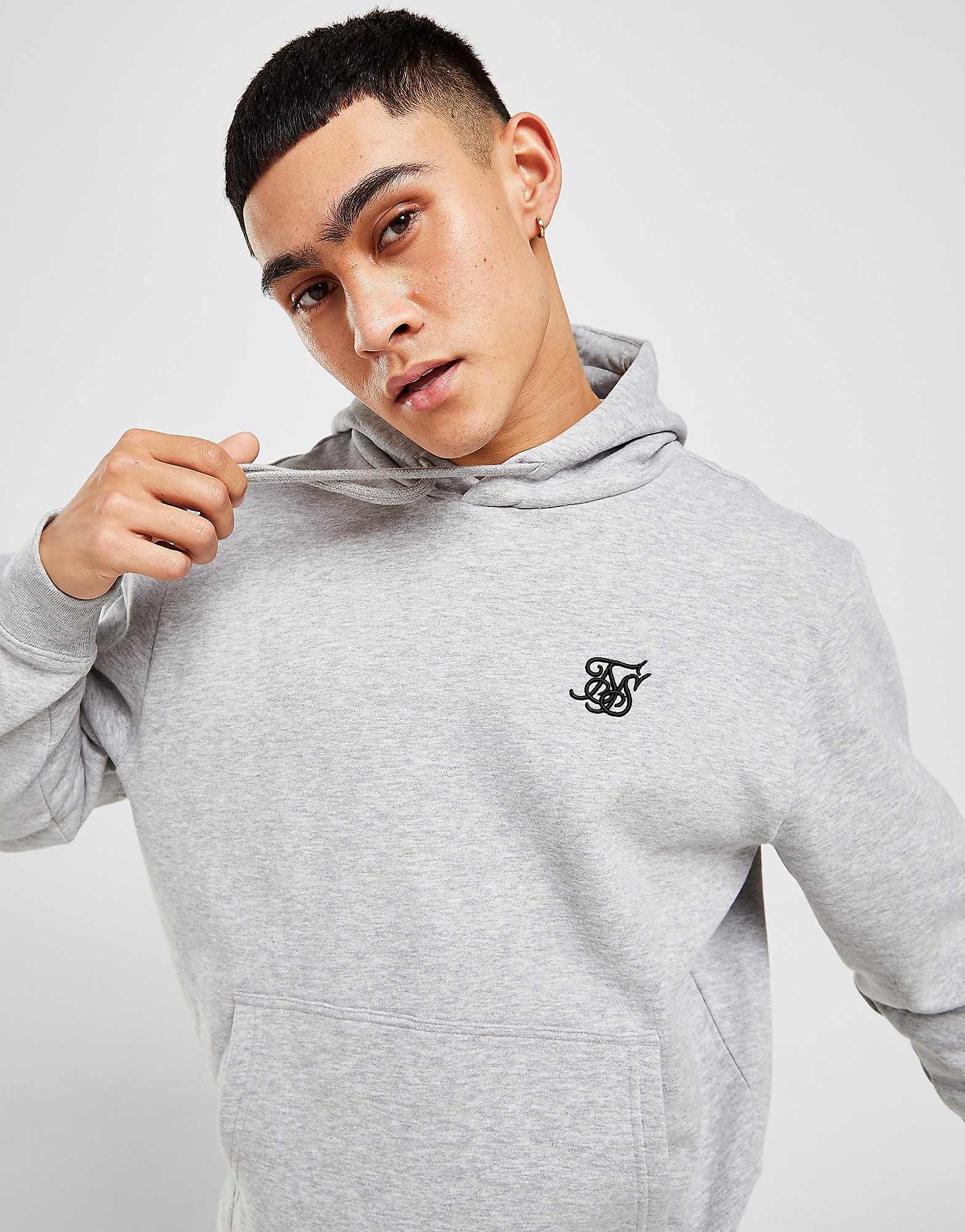 

SikSilk Core Hoodie - Grey - Mens, Grey