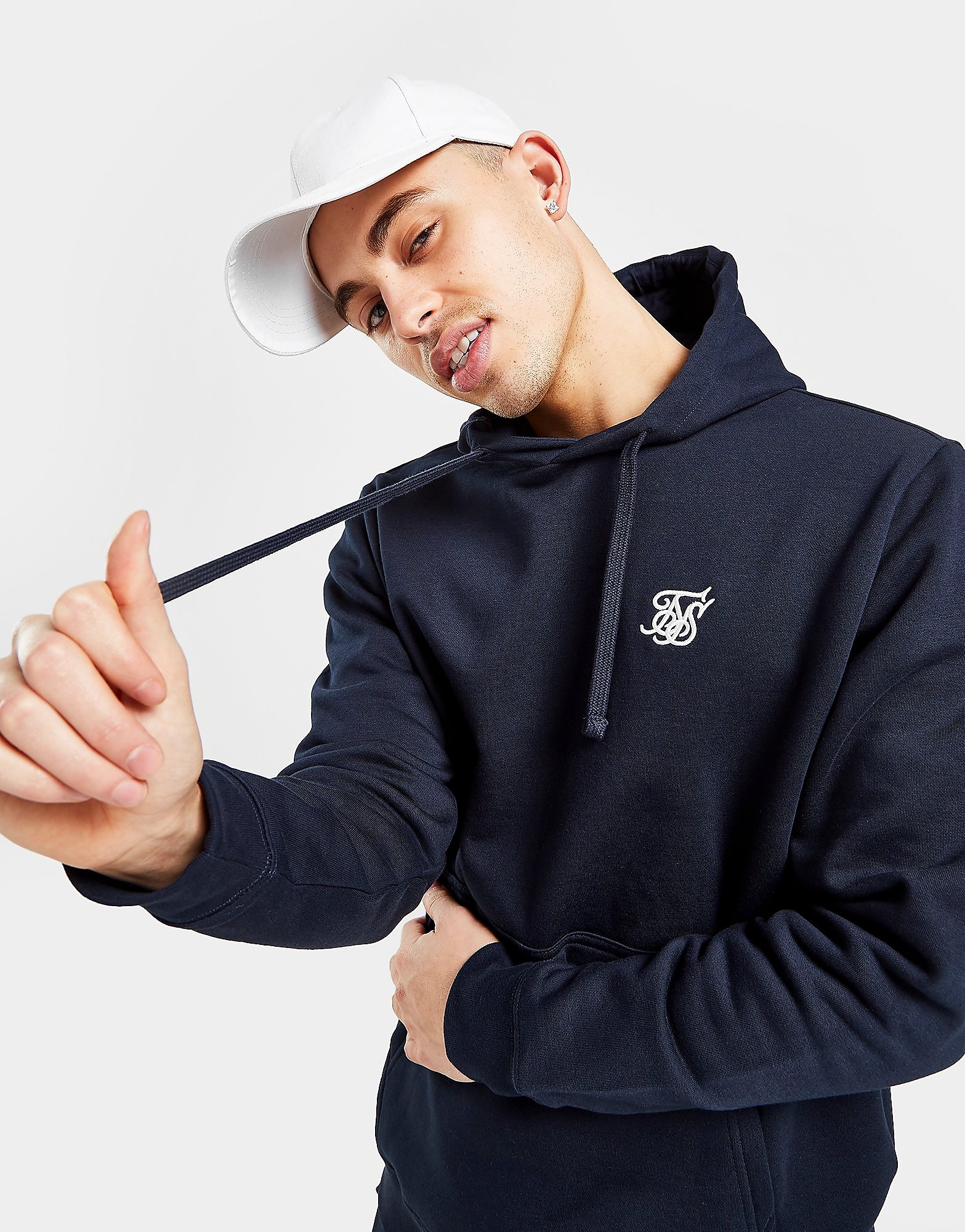 

SikSilk Core Hoodie - Blue - Mens, Blue