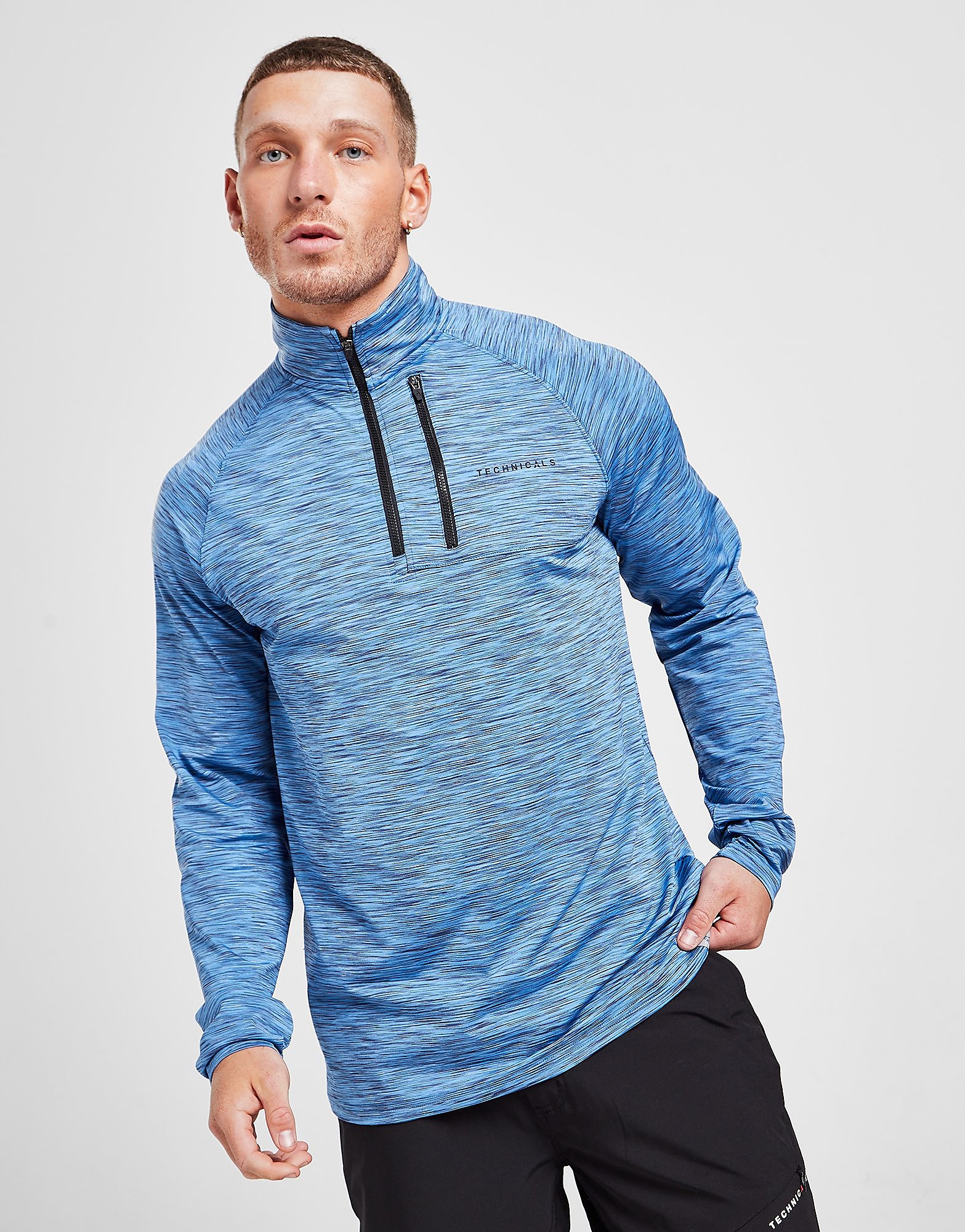 

Technicals Core 1/4 Zip Top - Blue - Mens, Blue
