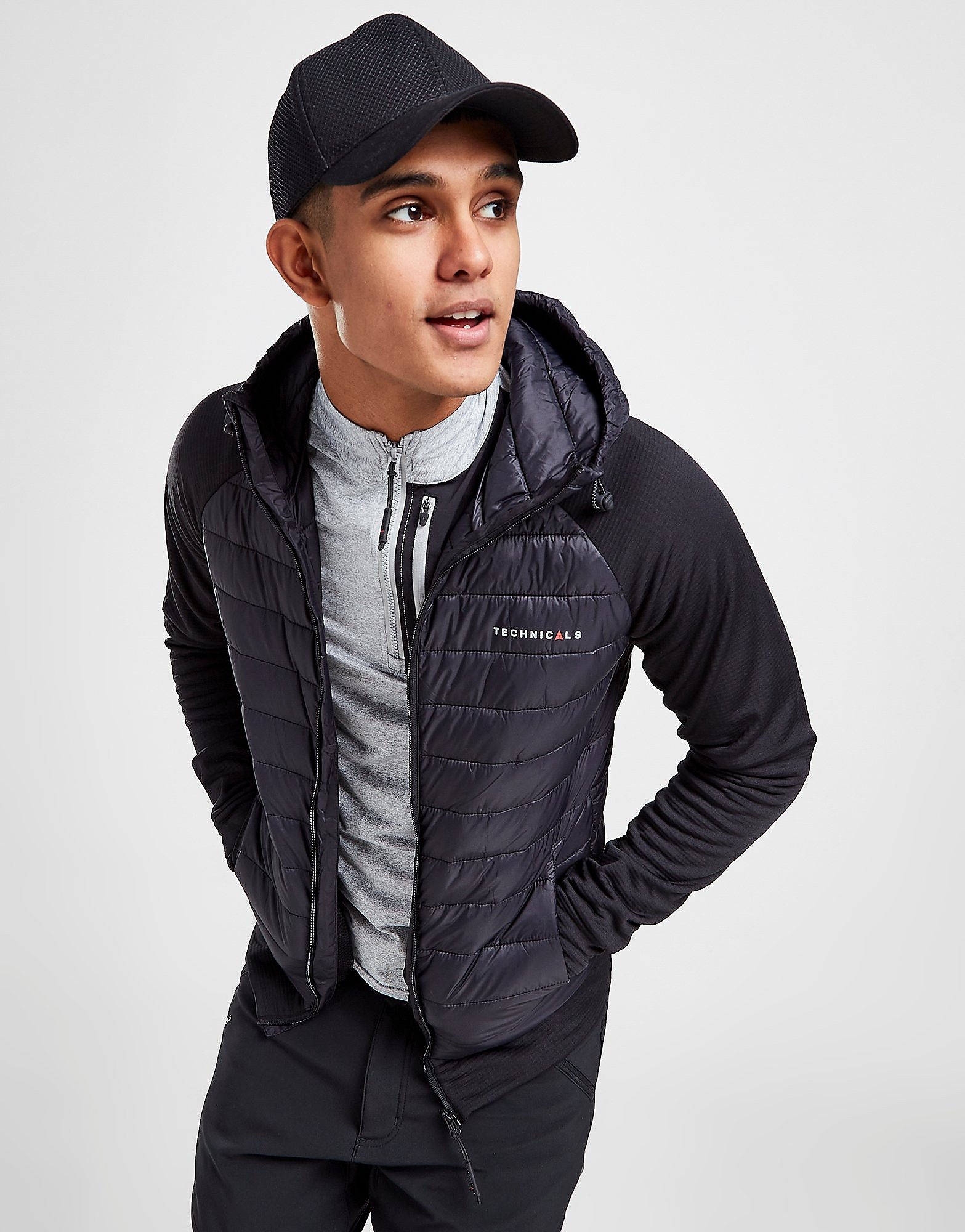 

Technicals Grade Insulated Hooded Jacket - Black - Mens, Black