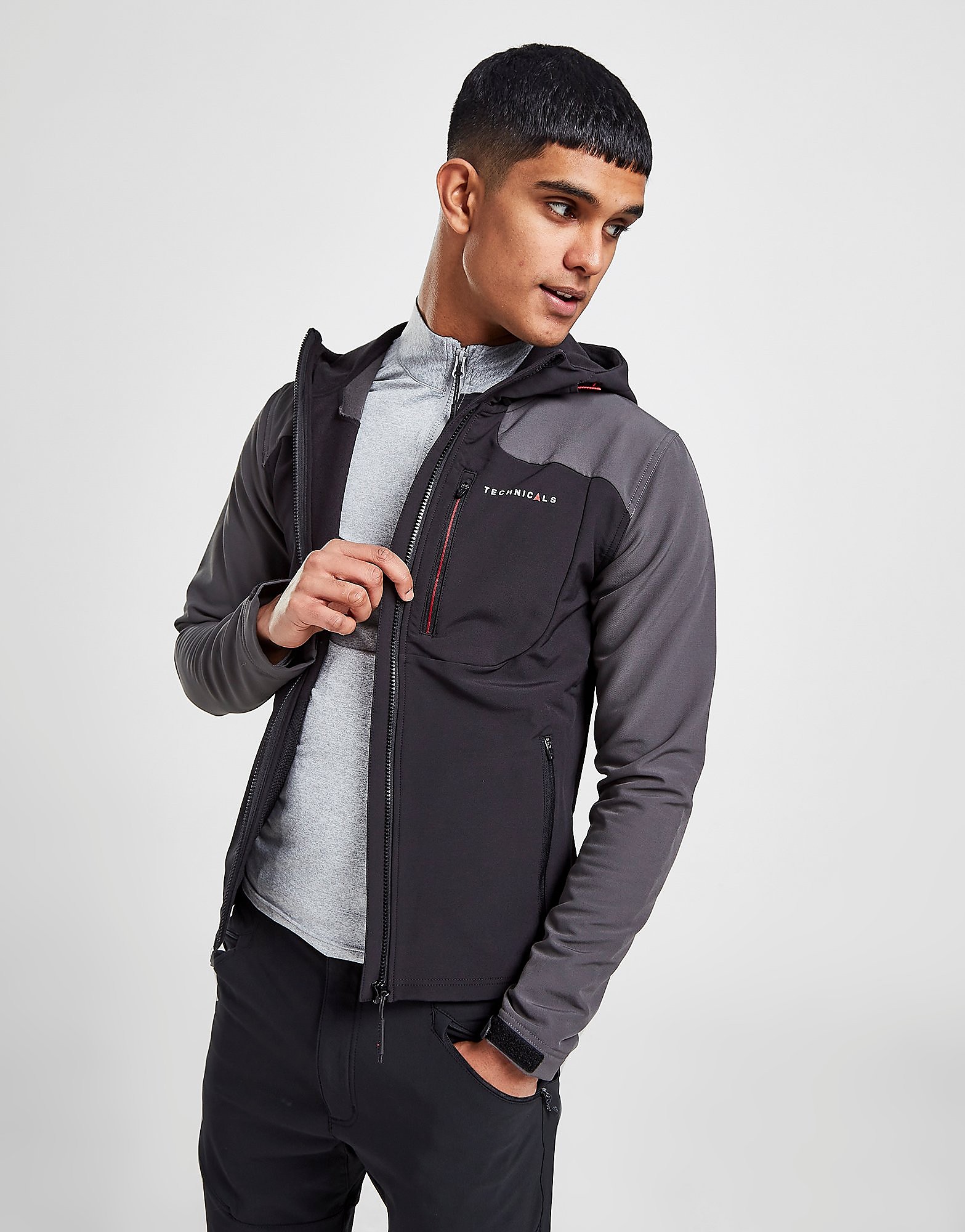 

Technicals Dusk Shell Jacket - Black - Mens, Black