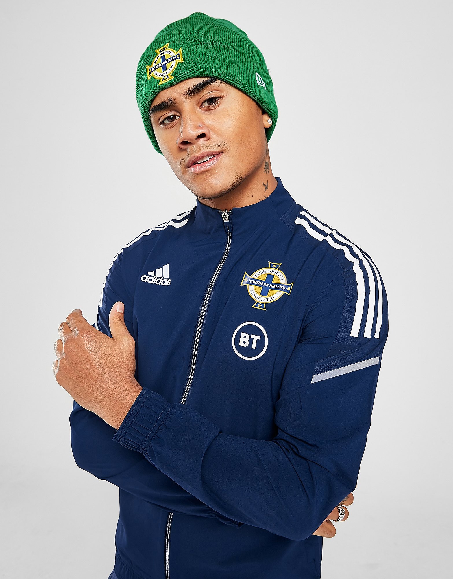 

New Era Northern Ireland Beanie Hat - Green - Womens, Green
