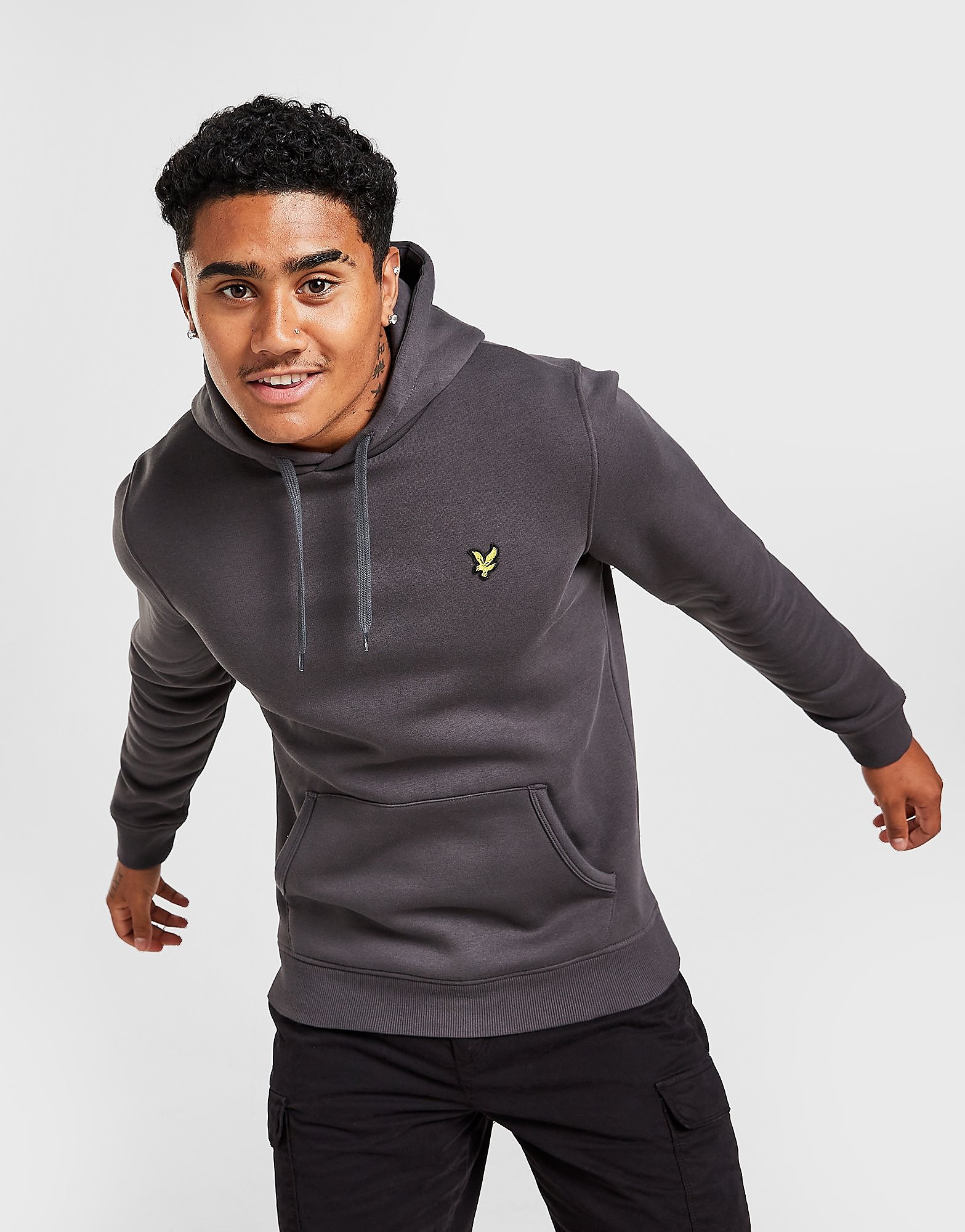 

Lyle & Scott Overhead Core Hoodie - Grey - Mens, Grey