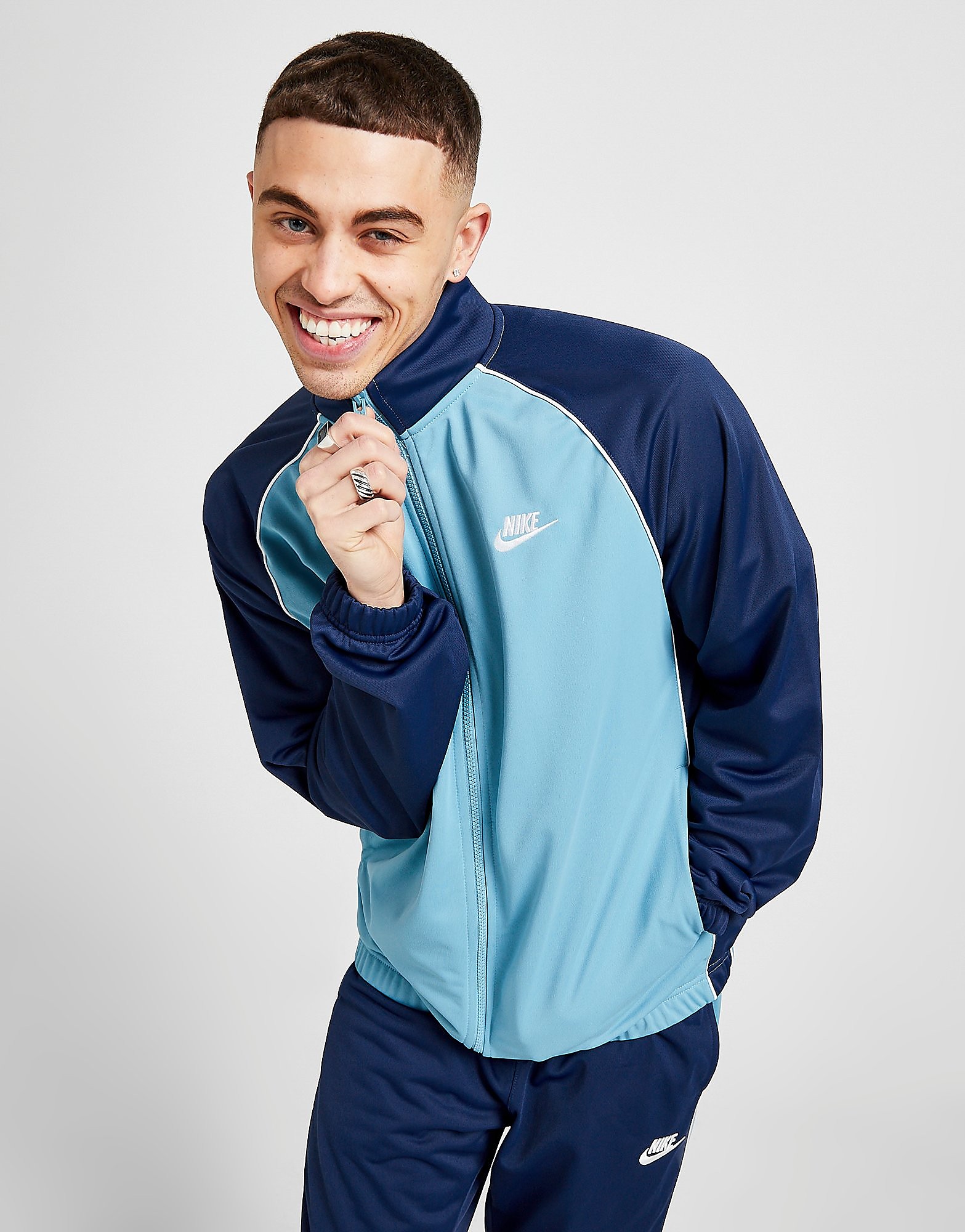 

Nike Griffin Poly Track Top - Blue - Mens, Blue