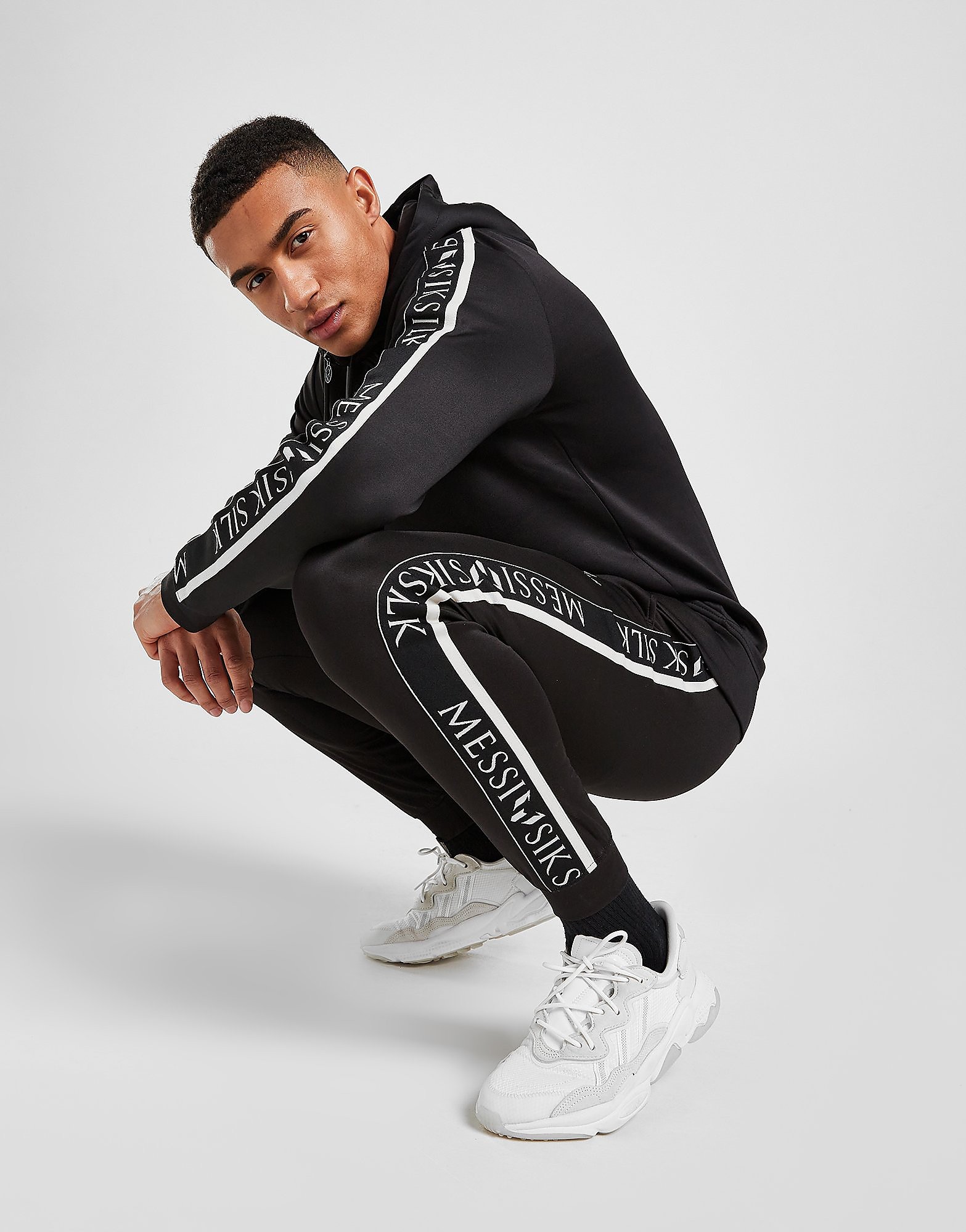 

SikSilk x Messi Tape Track Pants - Black - Mens, Black