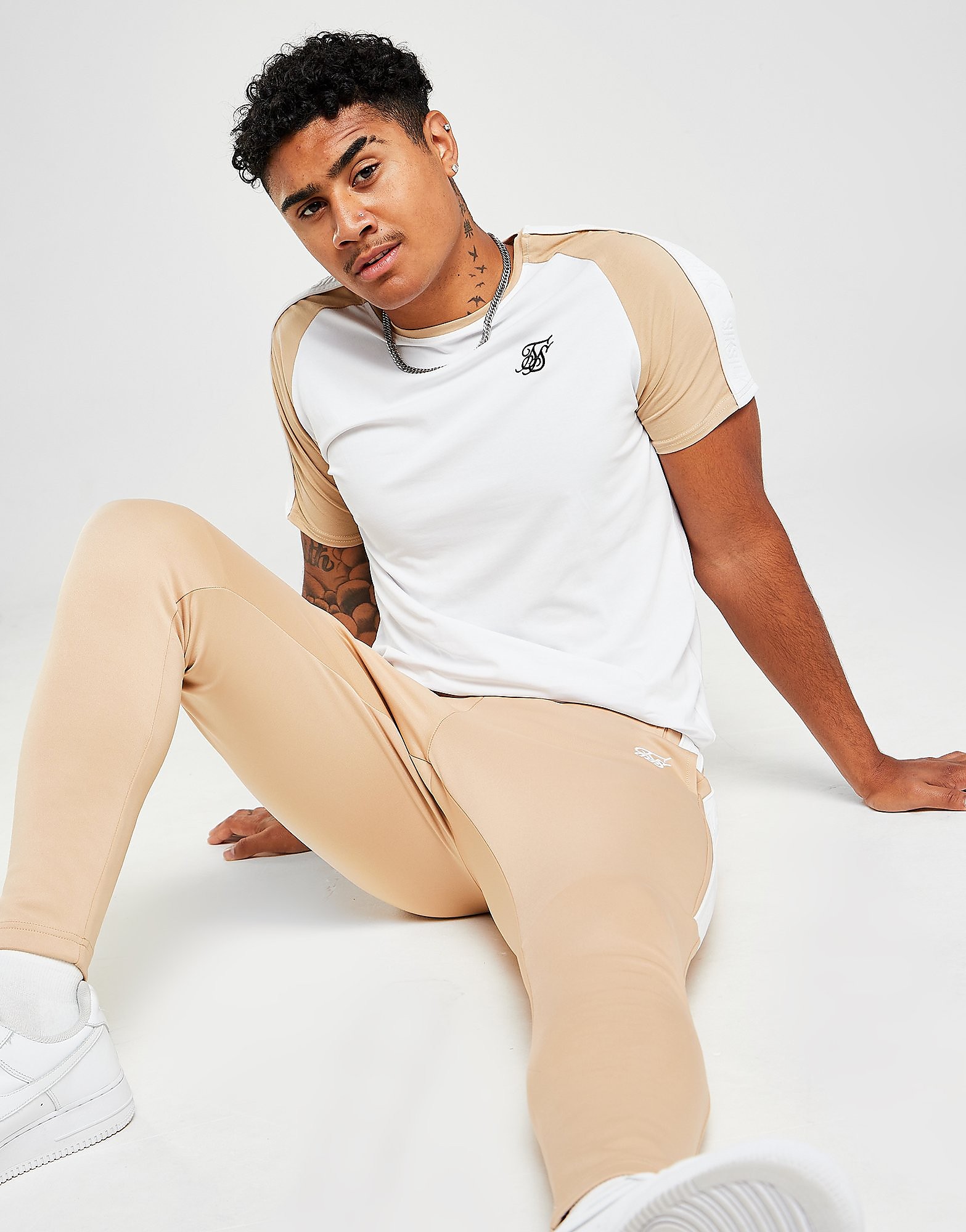 

SikSilk Tape T-Shirt - White - Mens, White