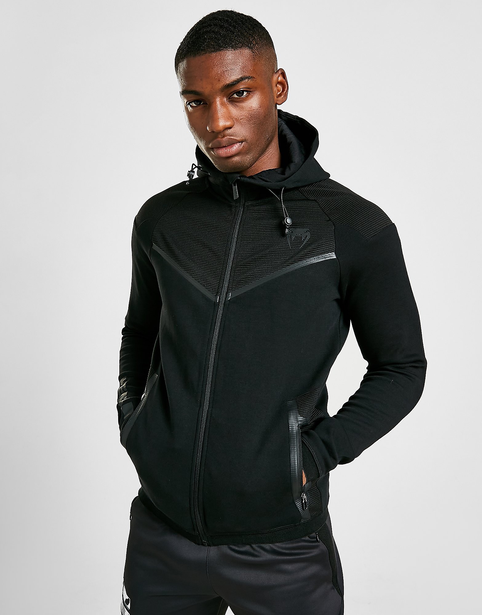 

Venum Laser Evo 2.0 Zip Hoodie - Black - Mens, Black