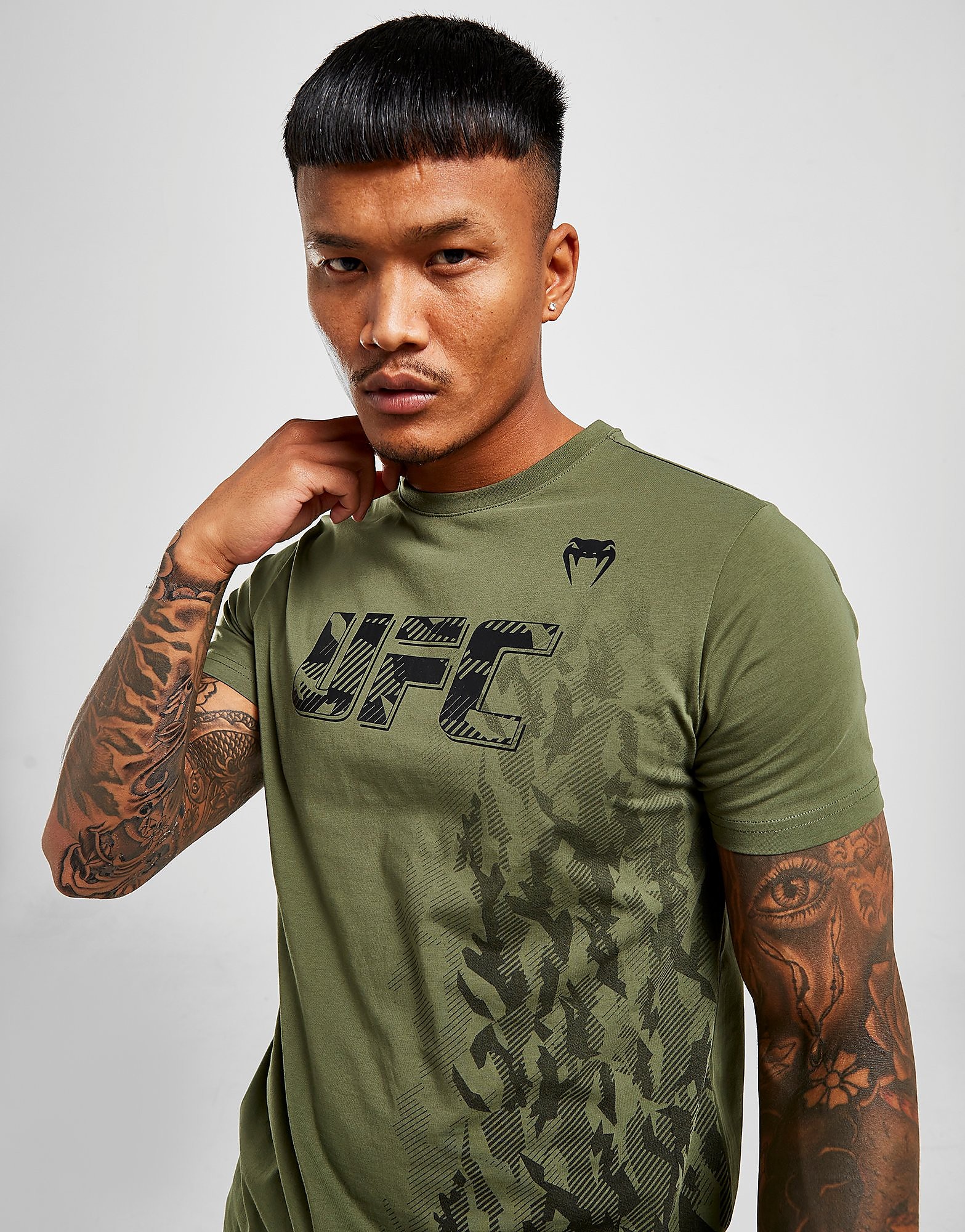 

Venum UFC Fight Week Tech T-Shirt - Green - Mens, Green