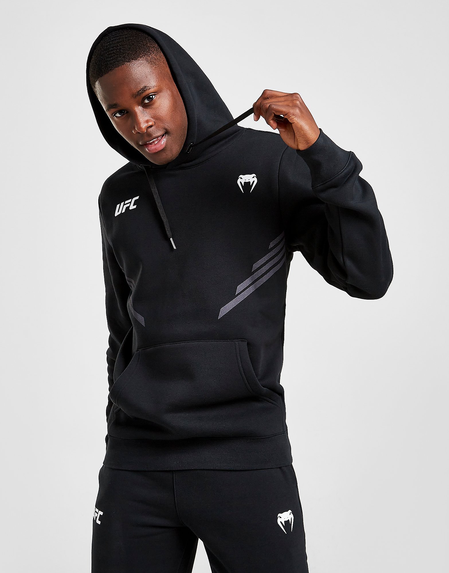 

Venum UFC Fight Night Hoodie - Black - Mens, Black