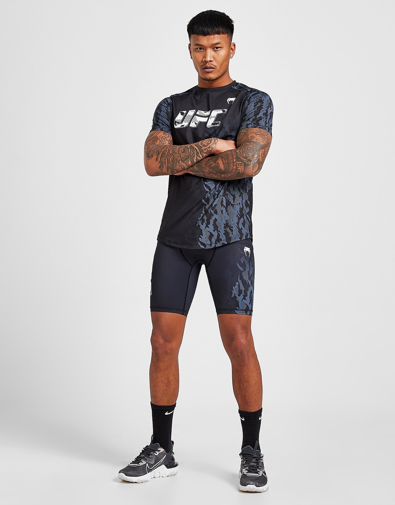 Venum UFC Fight Week Vake Tudo Shorts - Black - Mens, Black