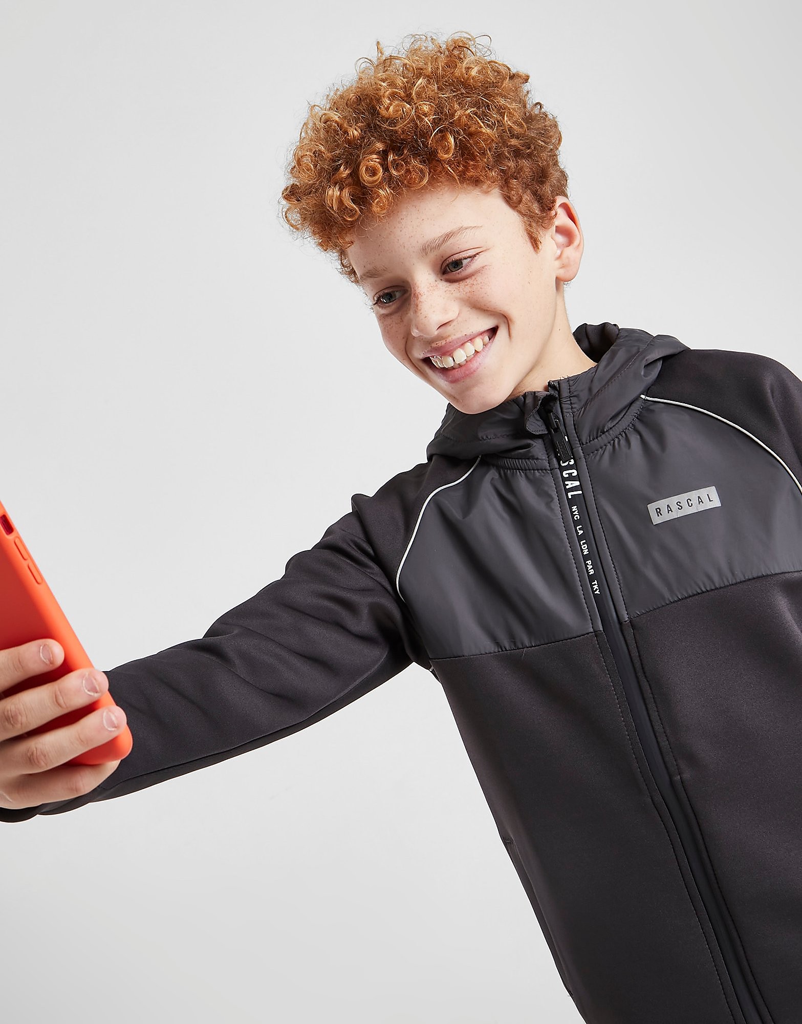 

Rascal Mission Full Zip Hoodie Junior - Only at JD - Black - Kids, Black