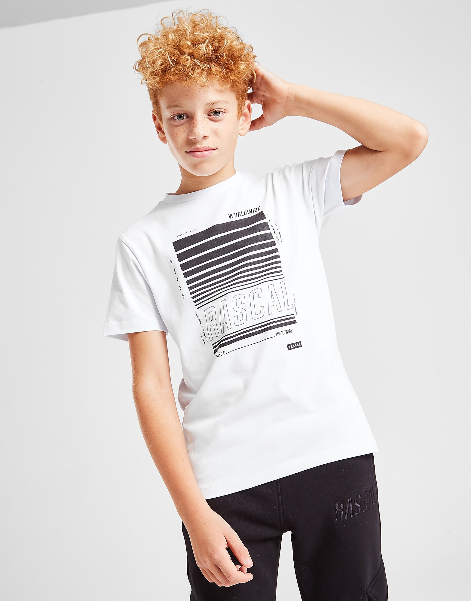 

Rascal Progress T-Shirt Junior - Only at JD - White - Kids, White