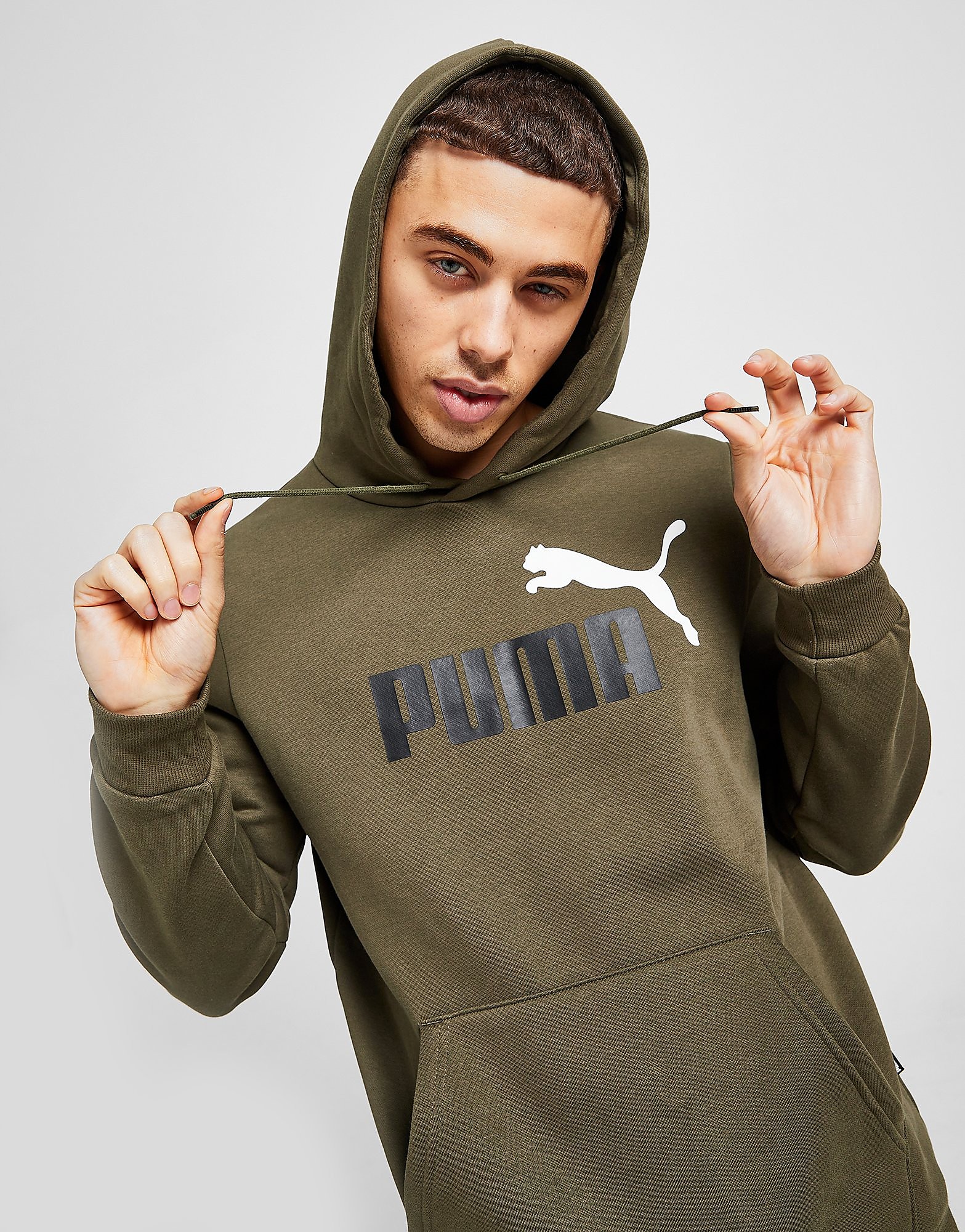 

Puma Core Large Logo Overhead Hoodie - Brown - Mens, Brown