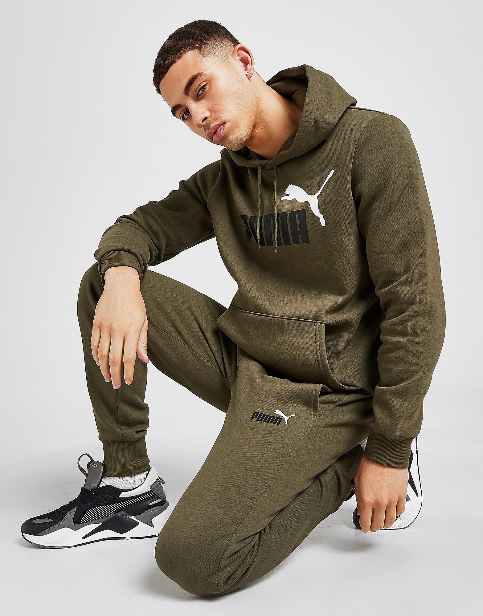 

Puma Core Fleece Joggers - Green - Mens, Green