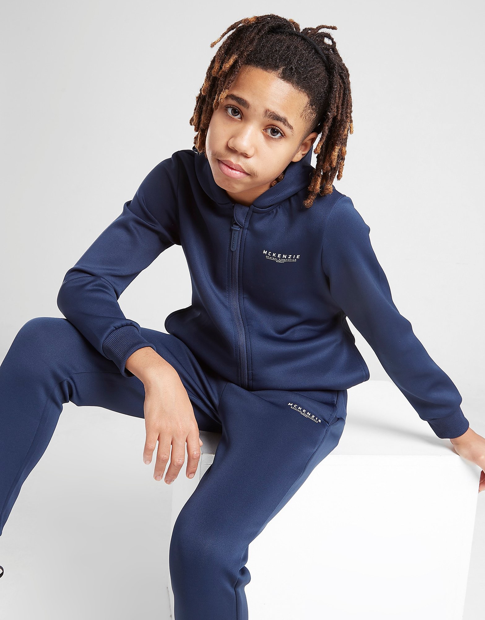 

McKenzie Essential Poly Tracksuit Junior - Blue - Kids, Blue