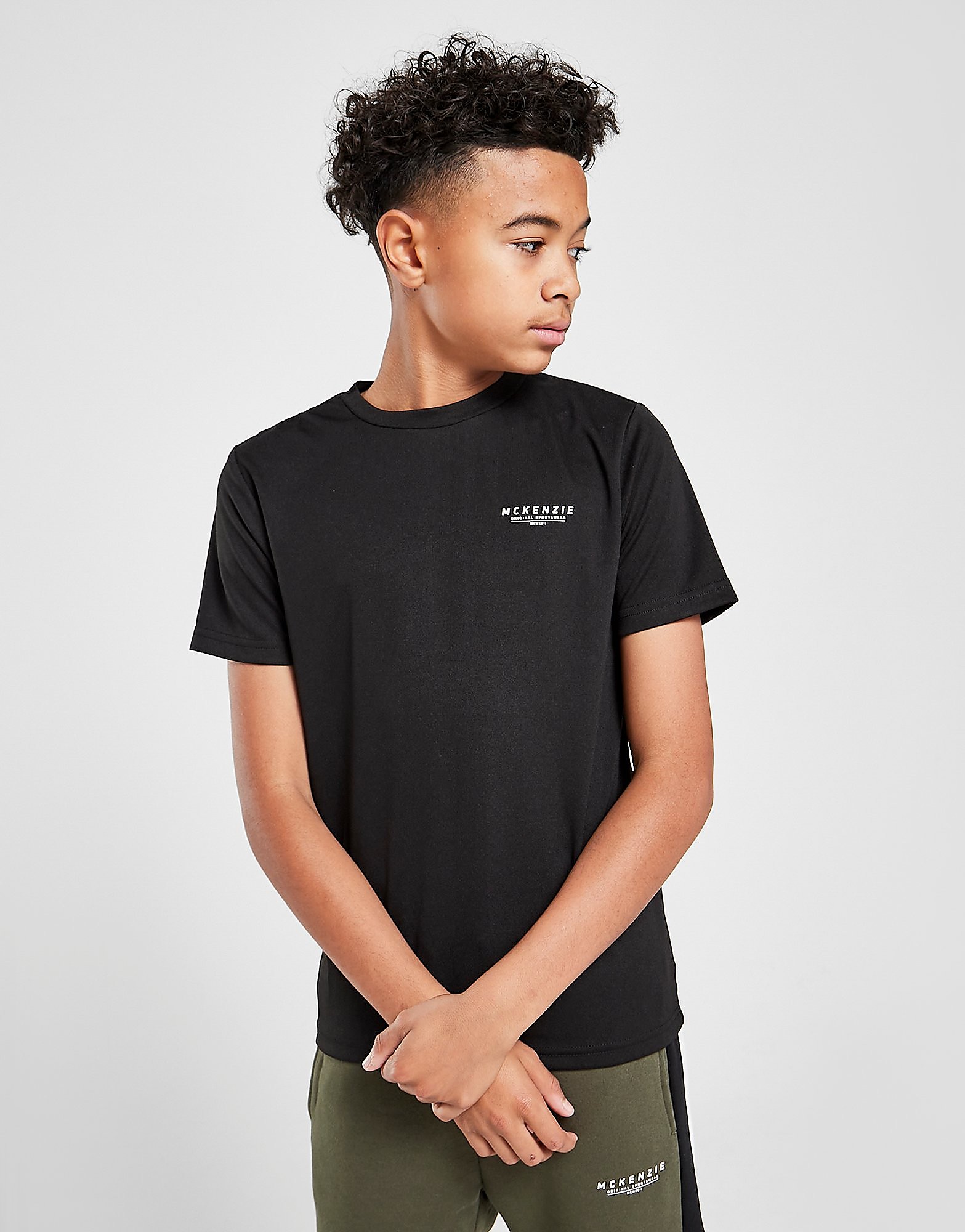 

McKenzie Essential Poly T-Shirt Junior - BLACK - Kids, BLACK